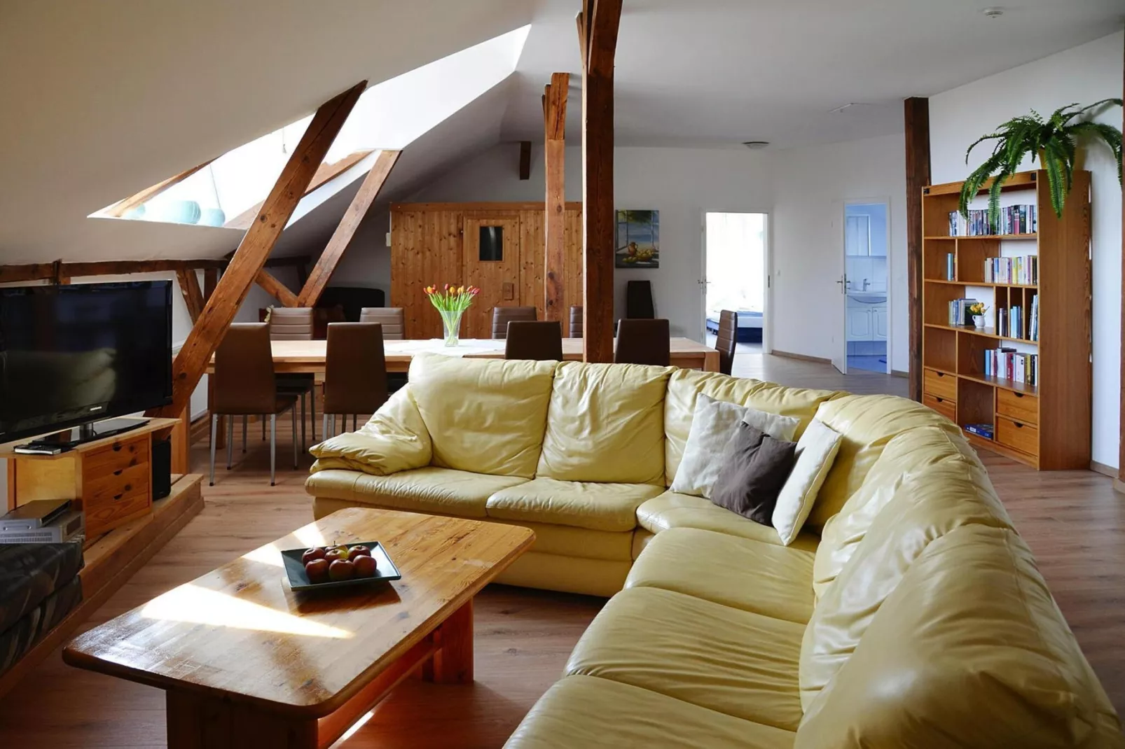 Fewo im OG 180 qm-Woonkamer