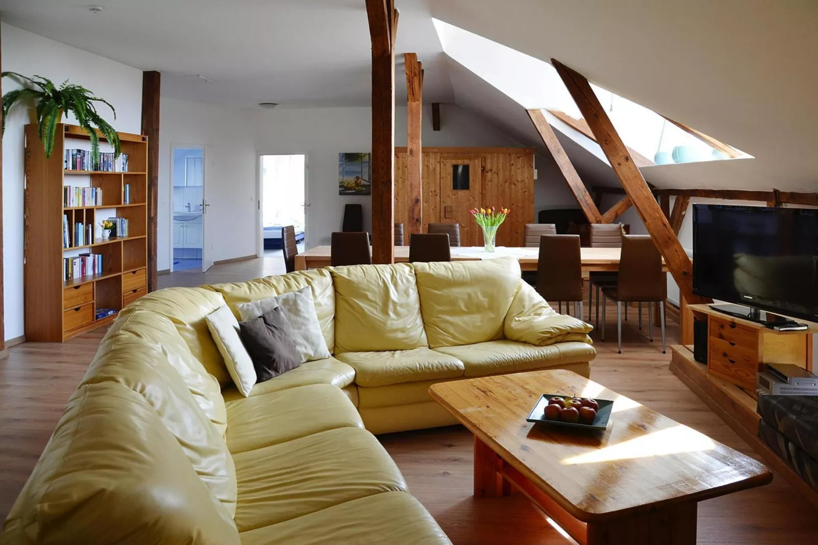 Fewo im OG 180 qm-Woonkamer