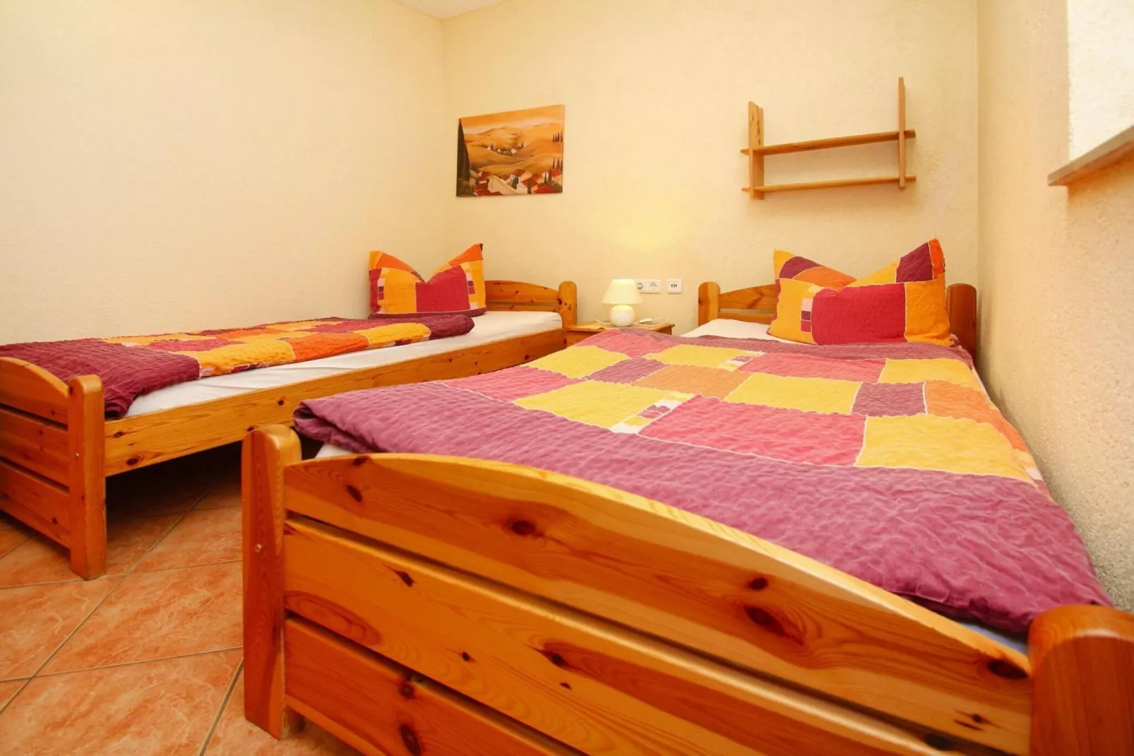 Feriensiedlung Am Grundlossee / DHH Typ 3 45 qm 4 Pers-Slaapkamer