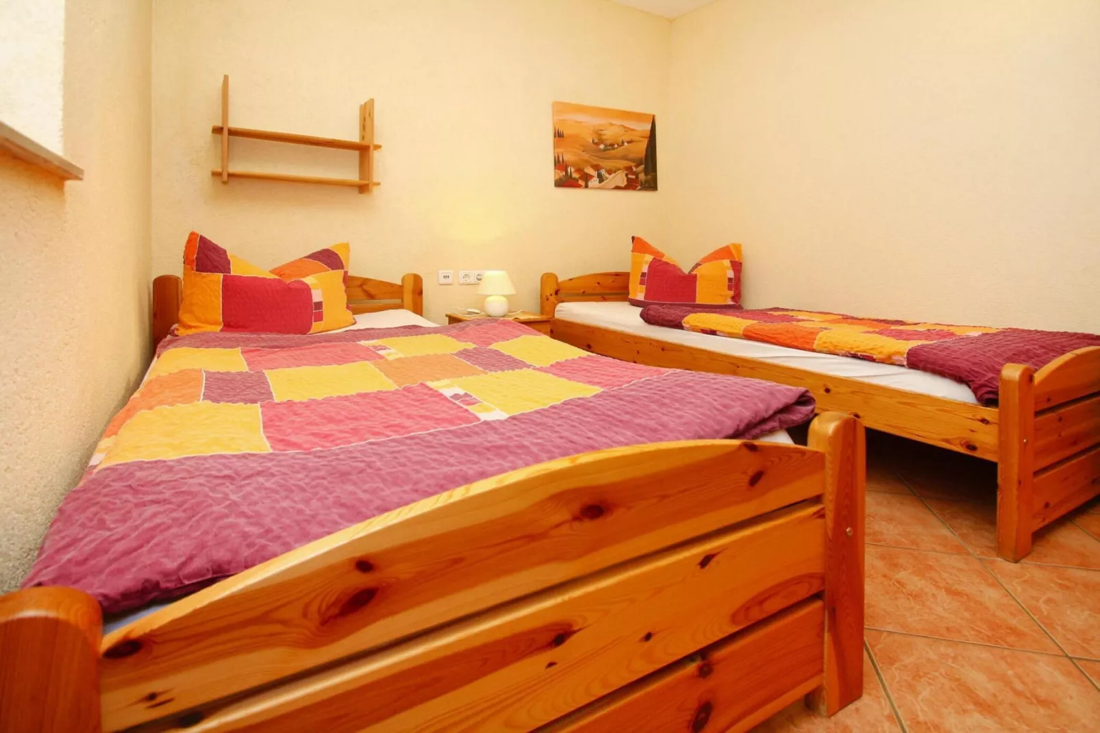 Feriensiedlung Am Grundlossee / DHH Typ 3 45 qm 4 Pers-Slaapkamer