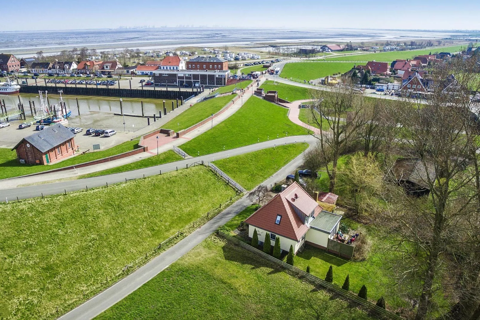 Krabbenfischerhaus Fedderwardersiel-Gebieden zomer 5km
