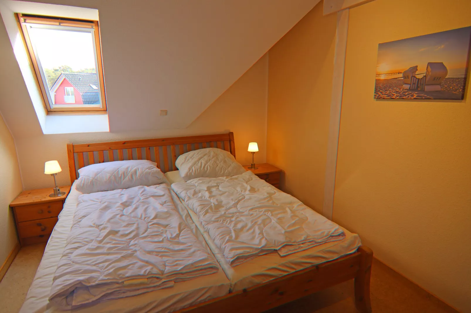Dünenwaldhaus Mitte-Slaapkamer