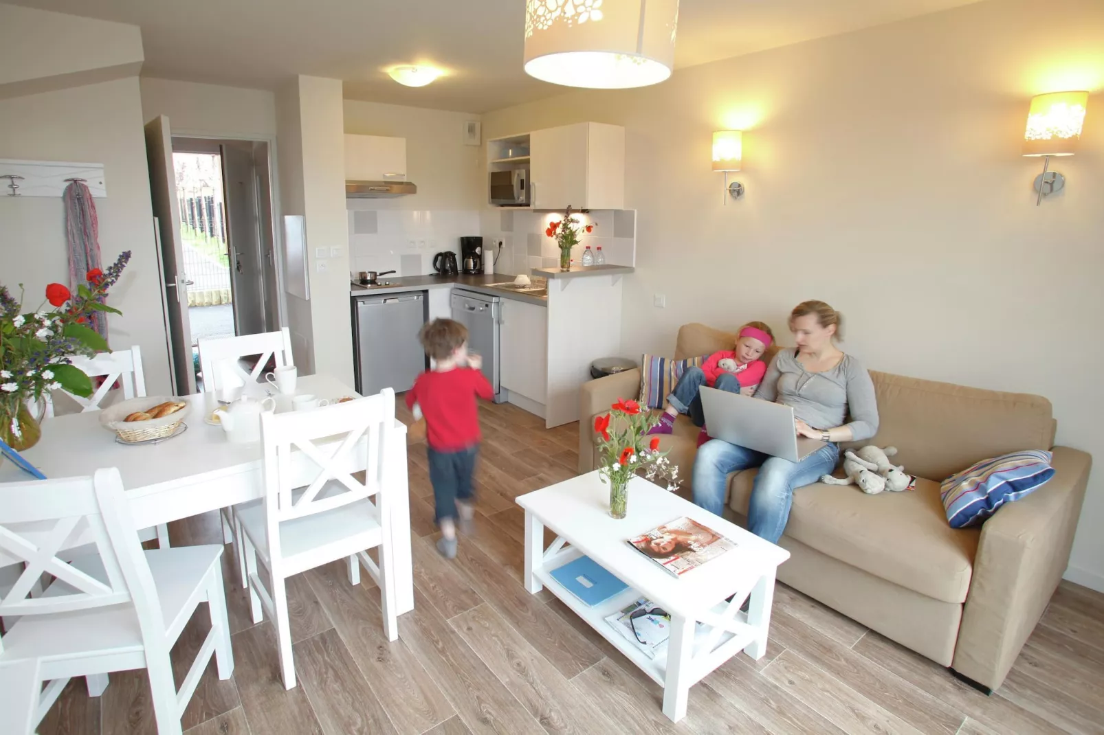 Résidence les Villas de la Baie 1-Woonkamer