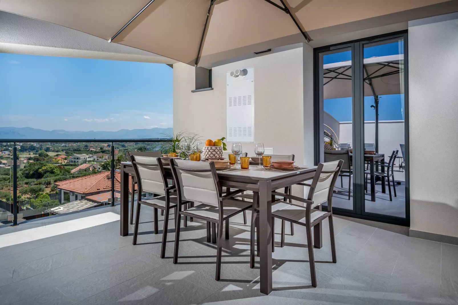 Attico Dolce Vista-Terrasbalkon