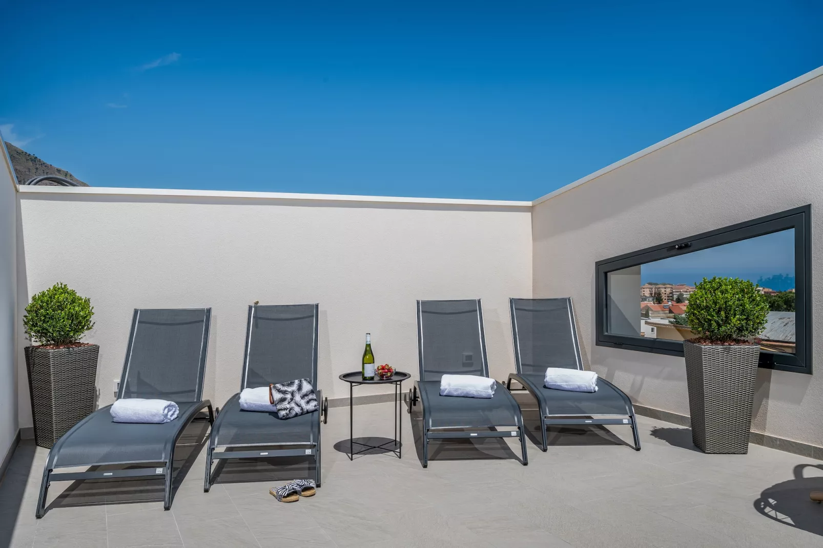 Attico Dolce Vista-Terrasbalkon