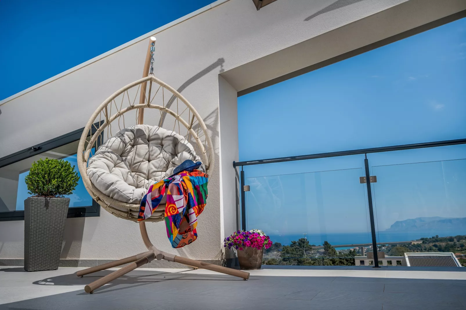 Attico Dolce Vista-Terrasbalkon