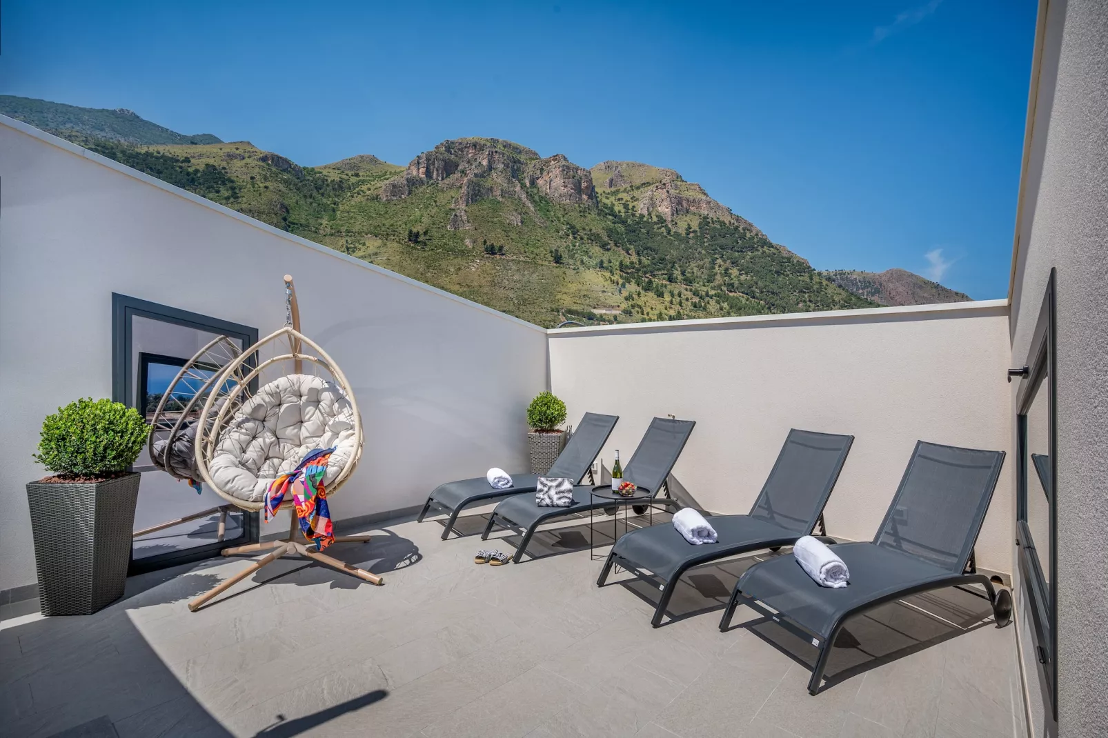 Attico Dolce Vista-Terrasbalkon