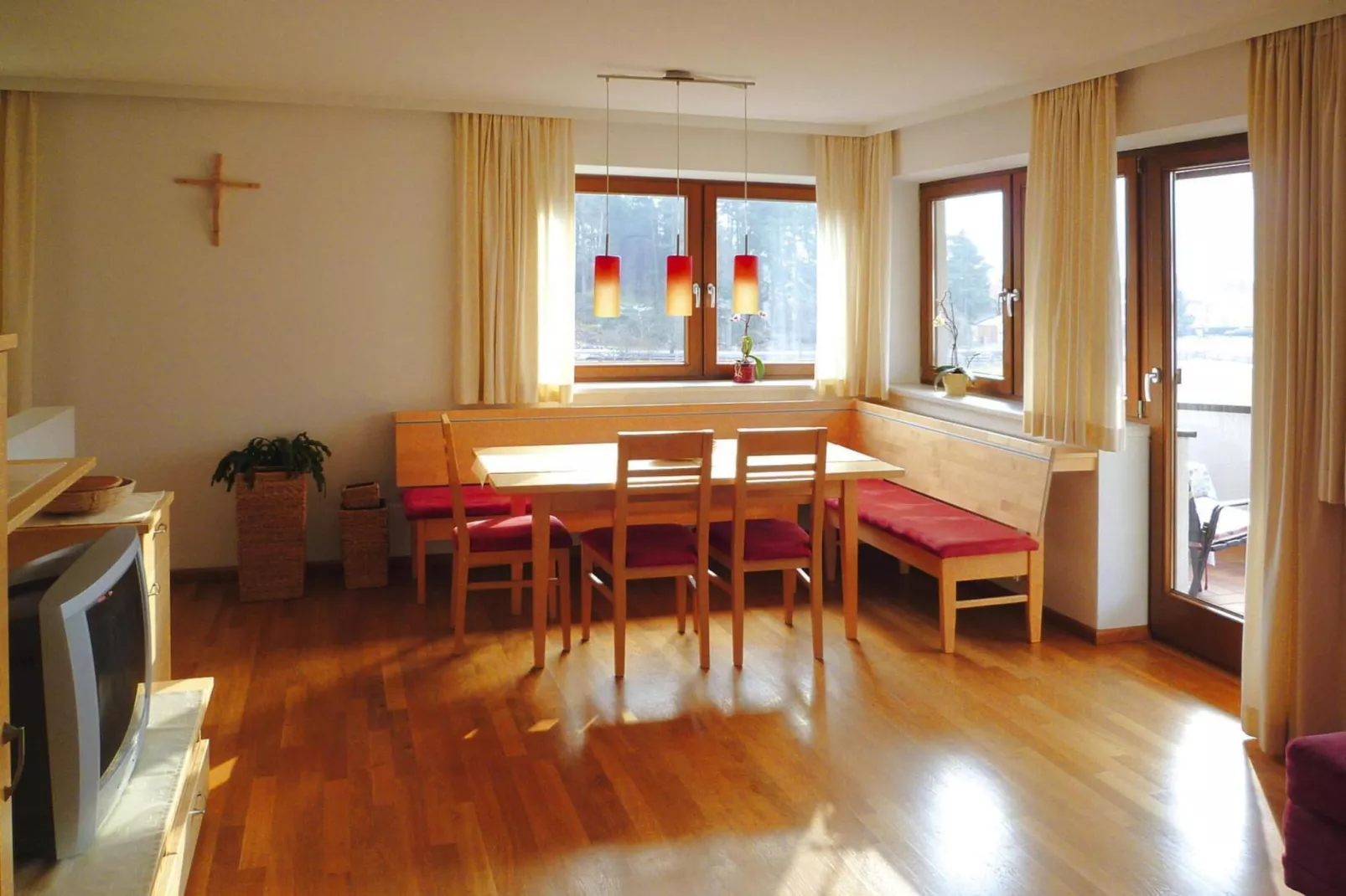 Bergbauernhof Wallnöfer-Woonkamer