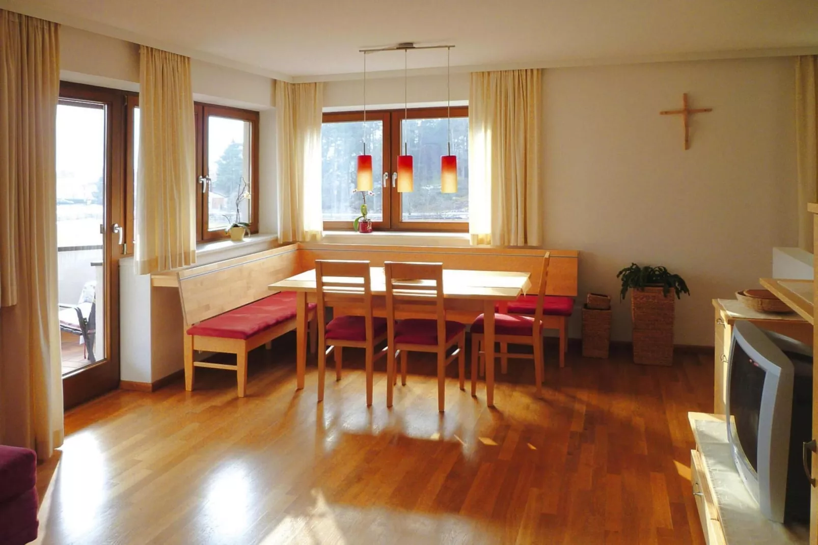 Bergbauernhof Wallnöfer-Woonkamer