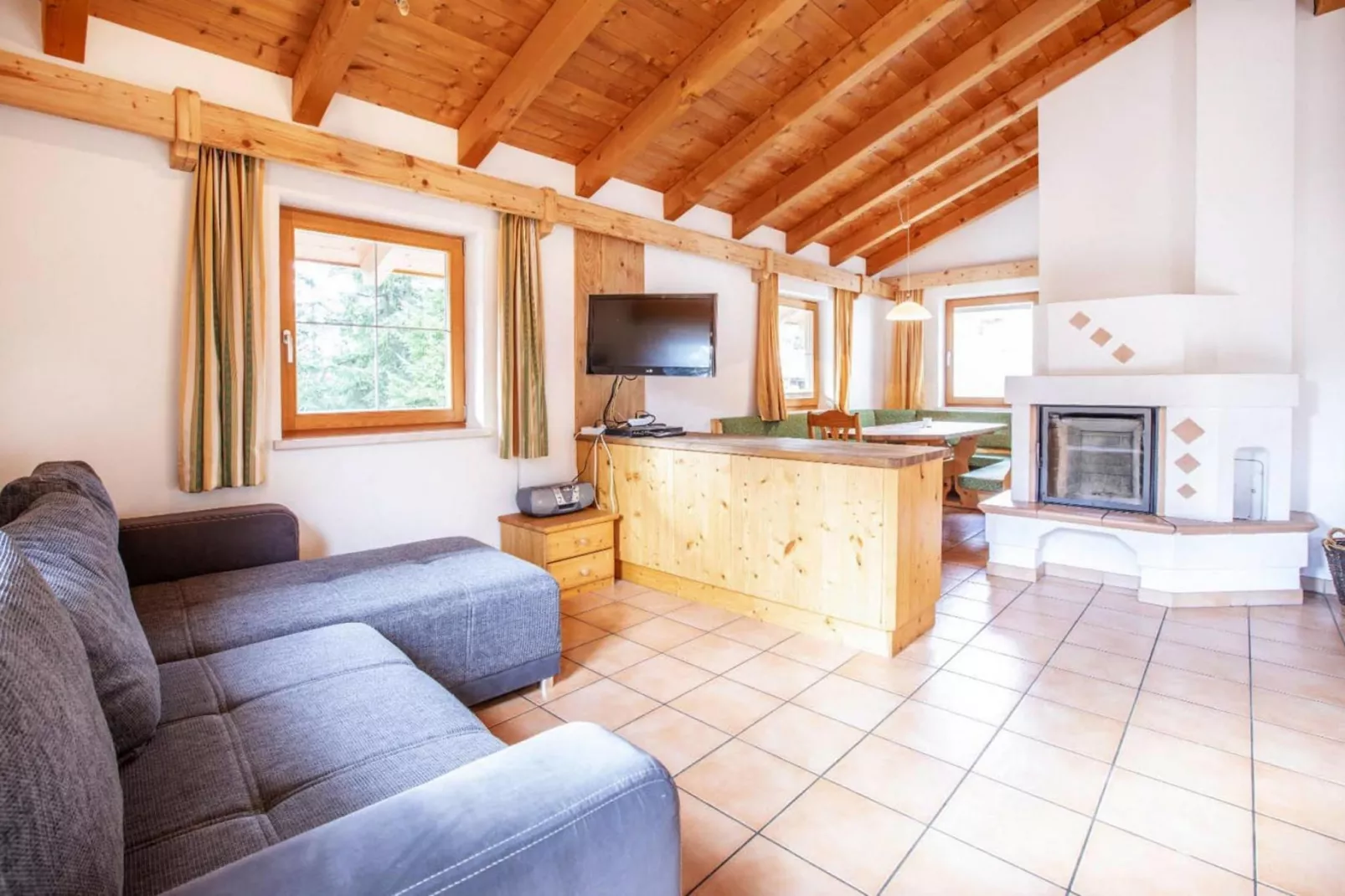 Chalet Desiree-Woonkamer