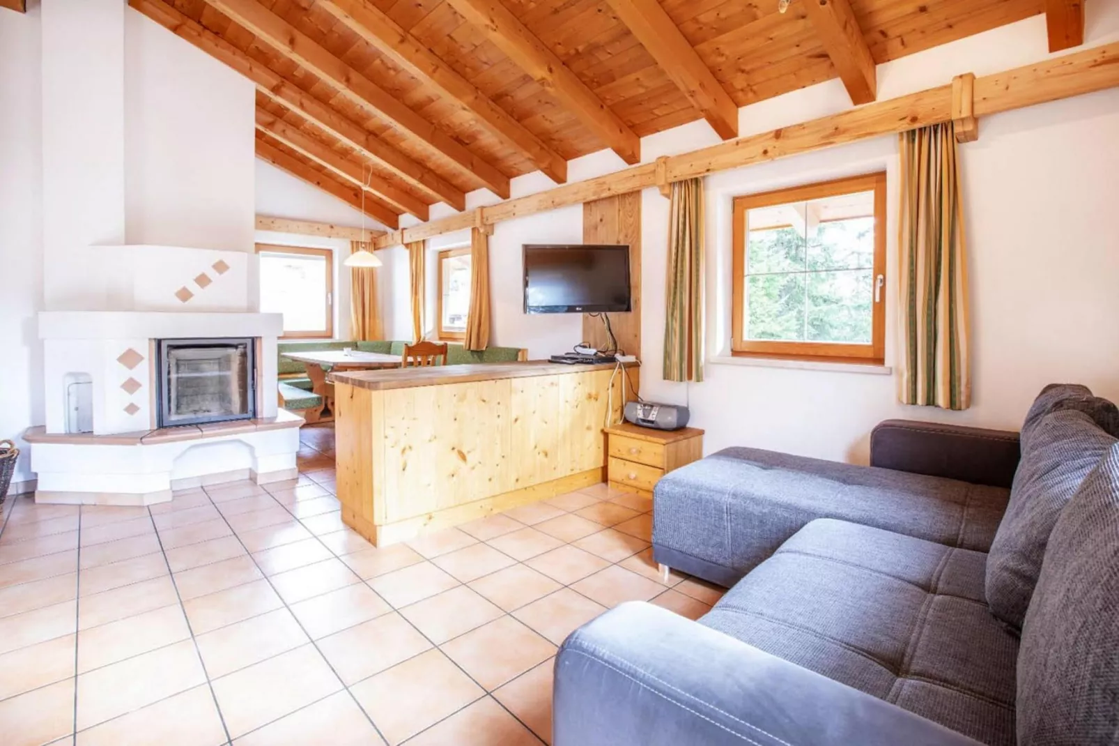 Chalet Desiree-Woonkamer