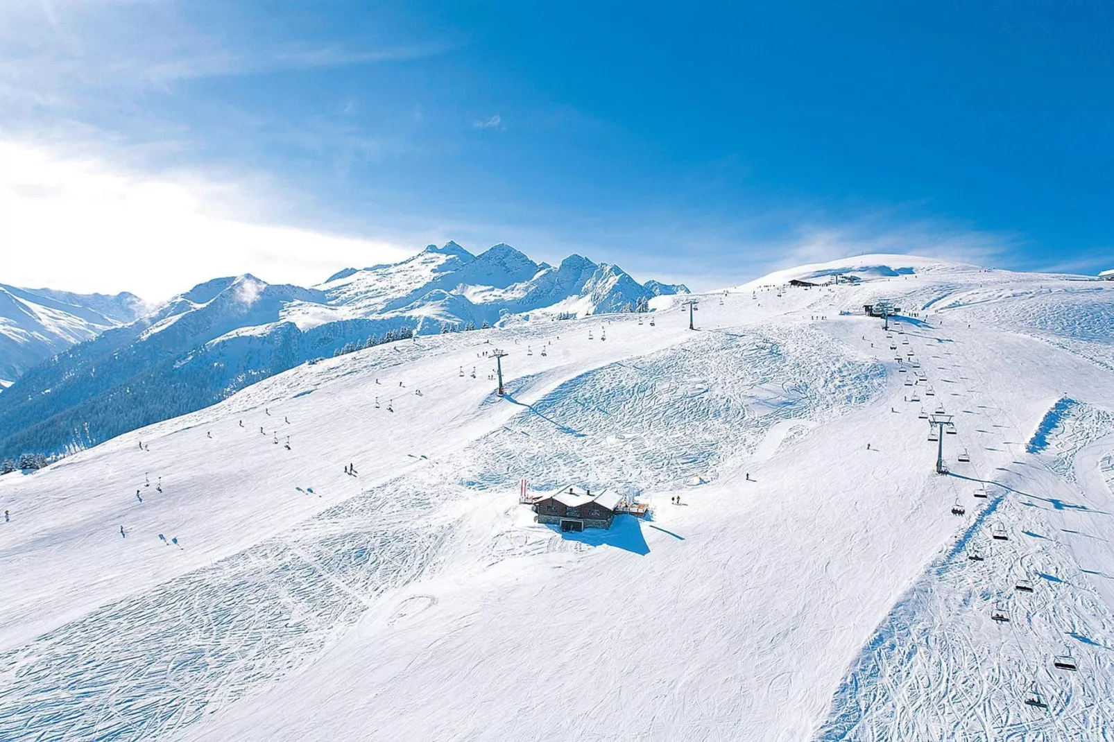 Chalet Desiree-Gebied winter 5km