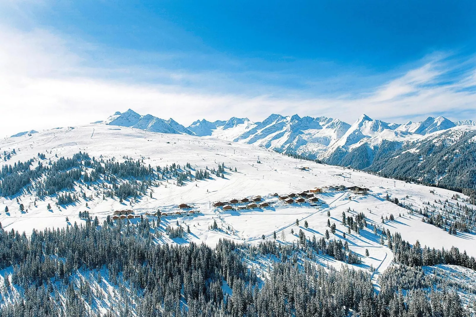 Chalet Max-Gebied winter 1km
