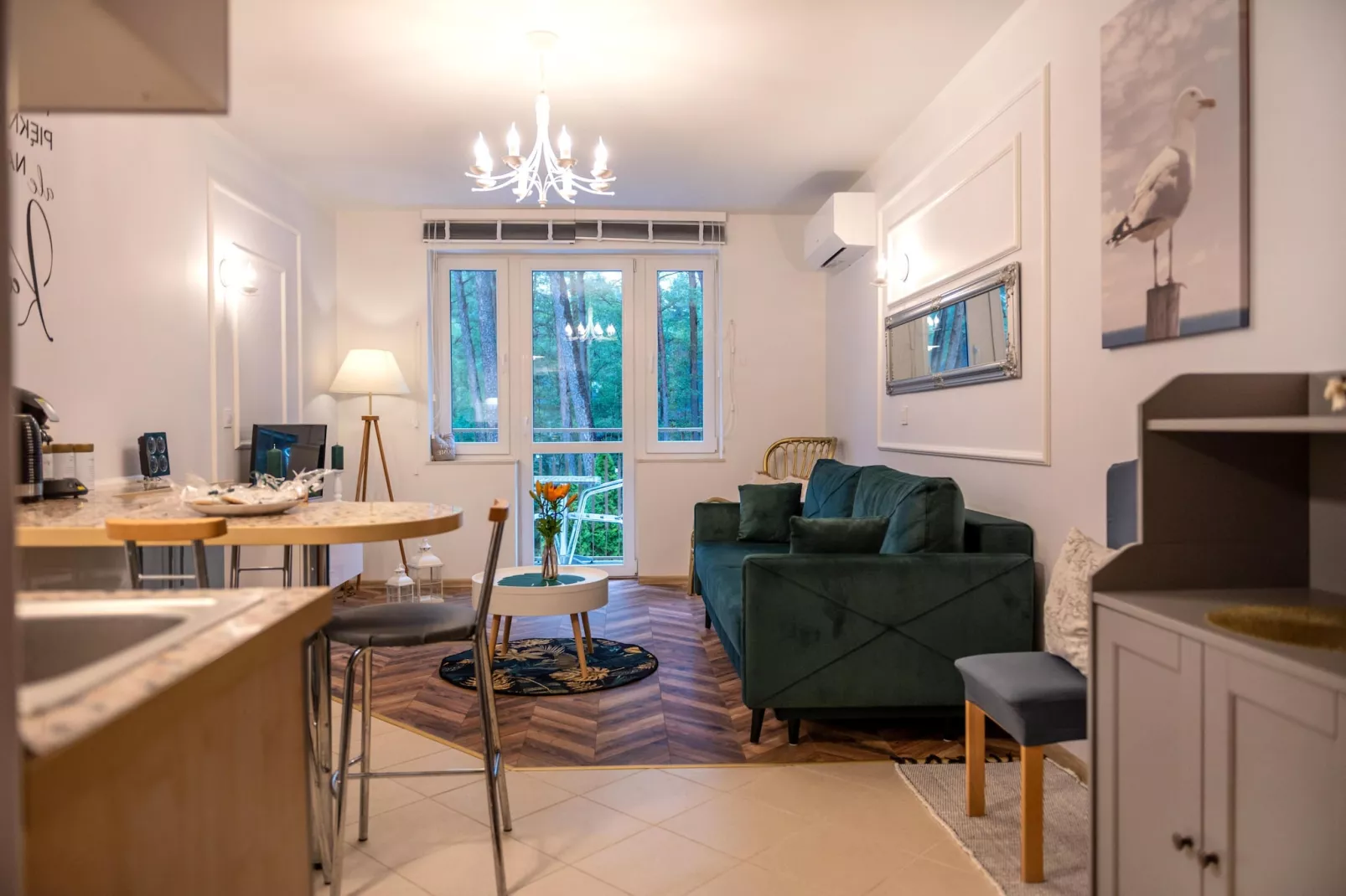 Apartament Zachodnia 24 Nr 7 Pobierowo-Woonkamer
