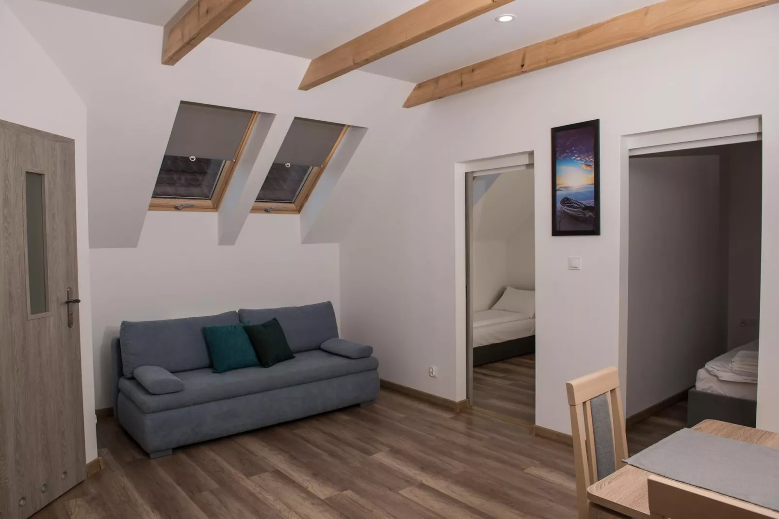 Apartament 6-osobowy piętro Jarosławiec-Woonkamer