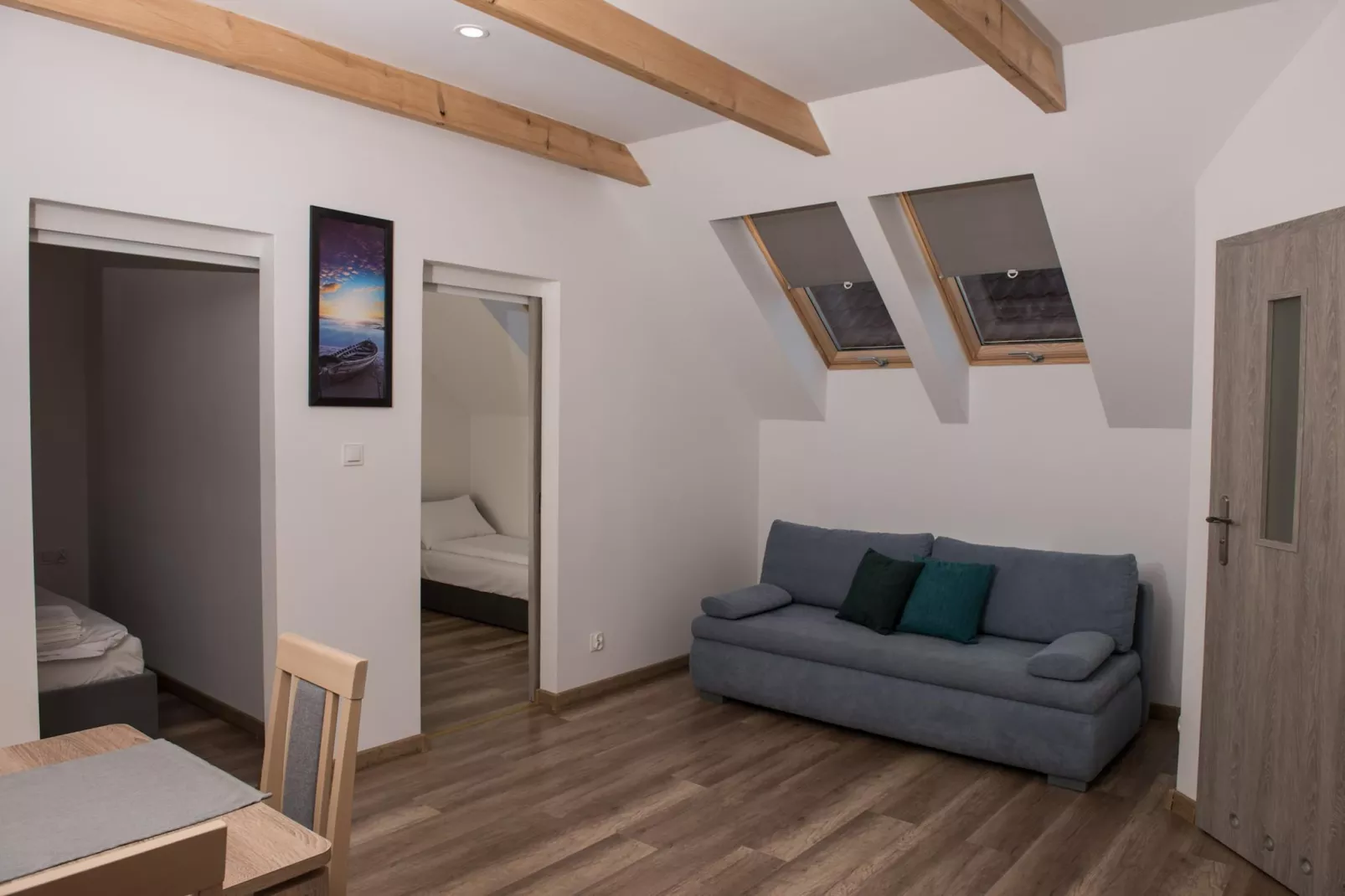 Apartament 6-osobowy piętro Jarosławiec-Woonkamer