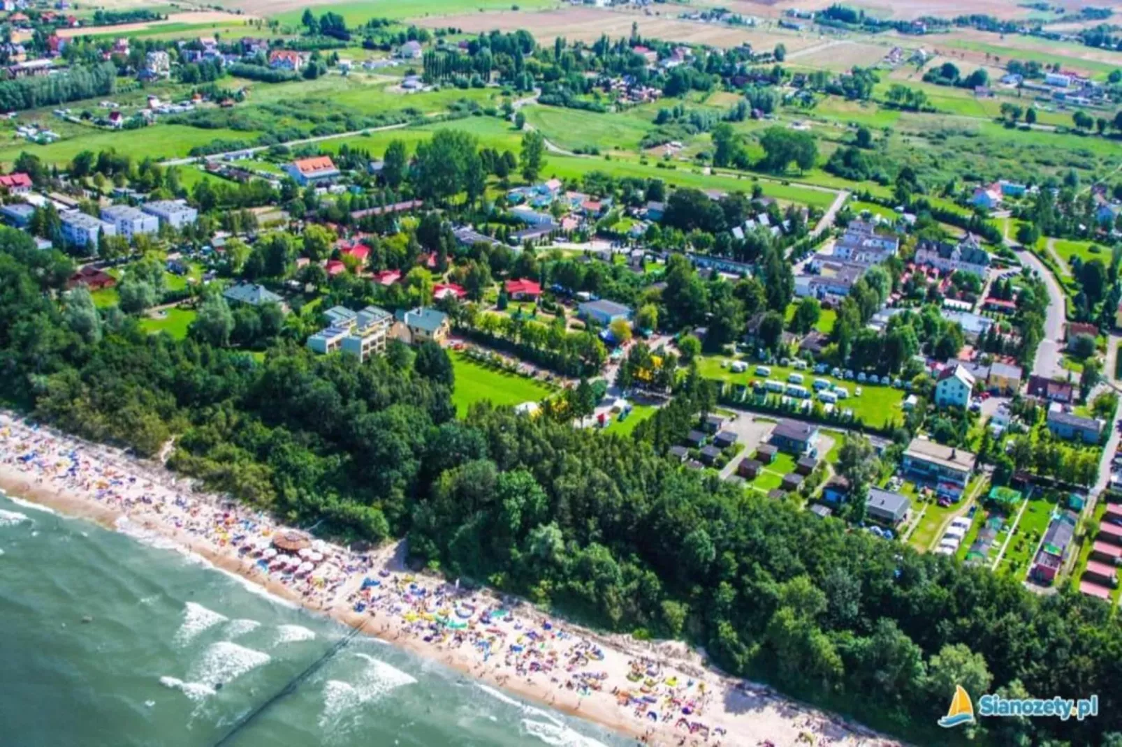 Domki letniskowe dla max 7 osób Sianożęty-Gebieden zomer 20km