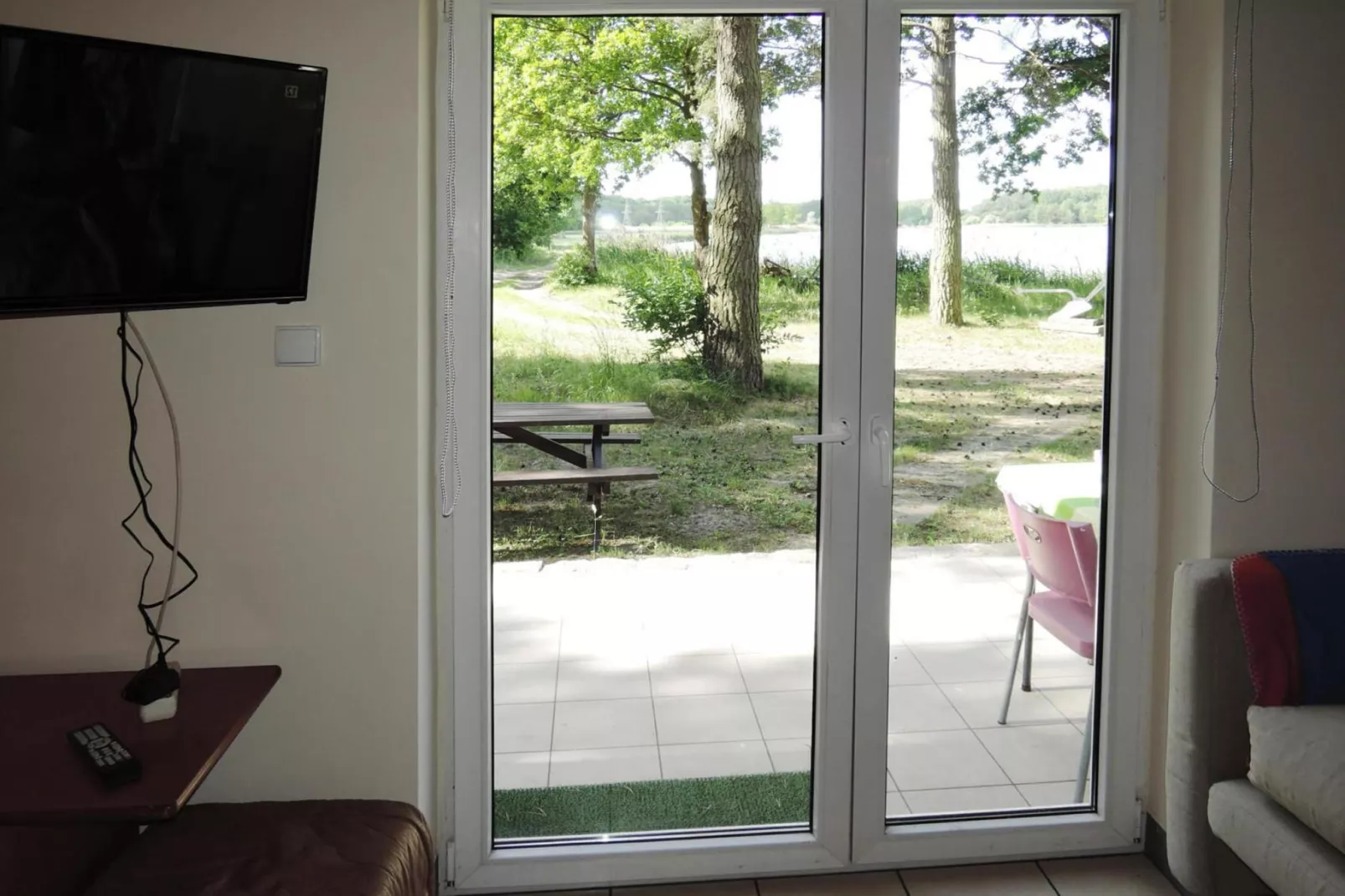 Holiday complex in Jezierzyce by Szczecin at the lake for 4 persons 30 qm Typ B Zielony-Terrasbalkon