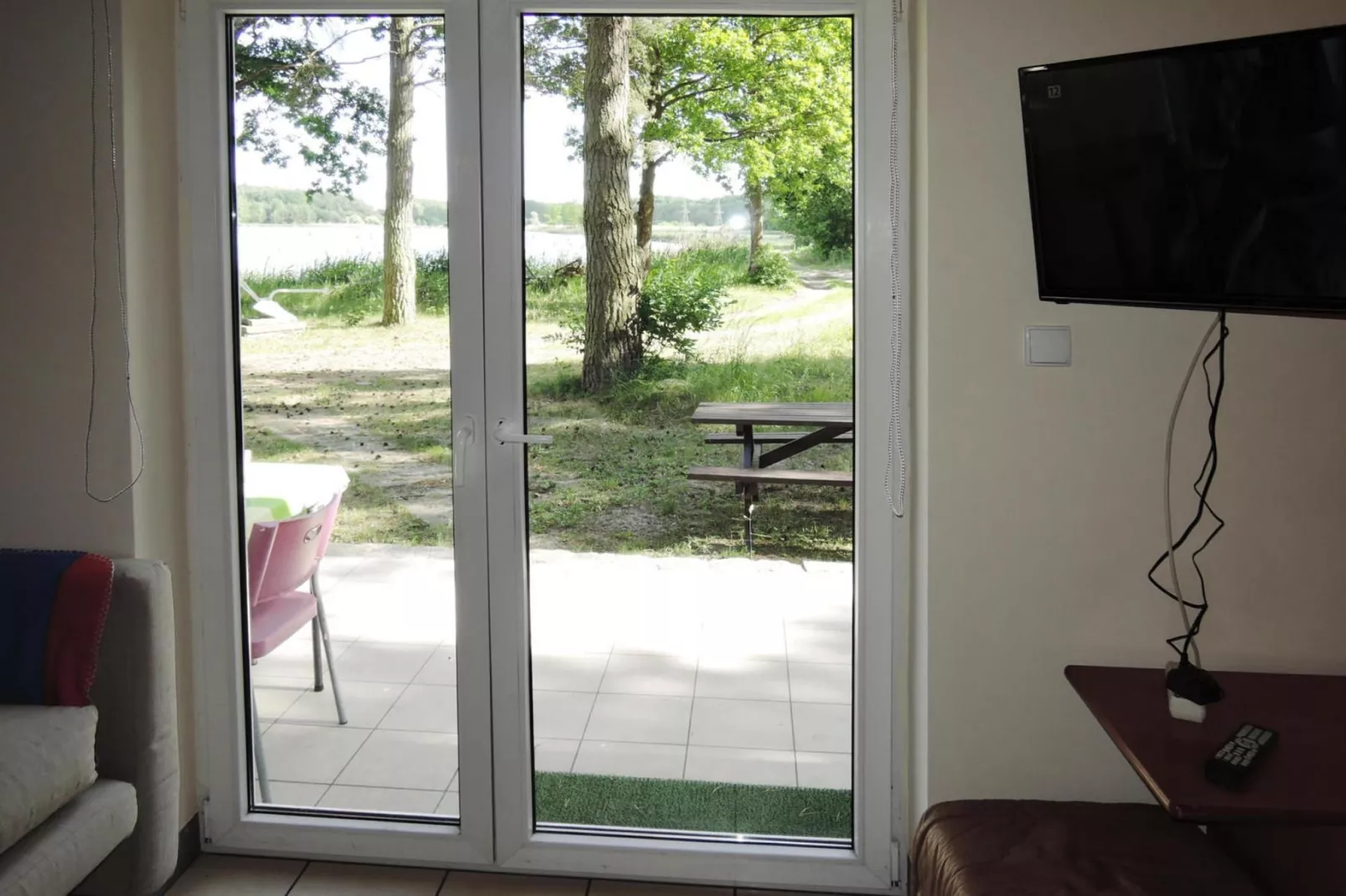 Holiday complex in Jezierzyce by Szczecin at the lake for 4 persons 30 qm Typ B Zielony-Terrasbalkon