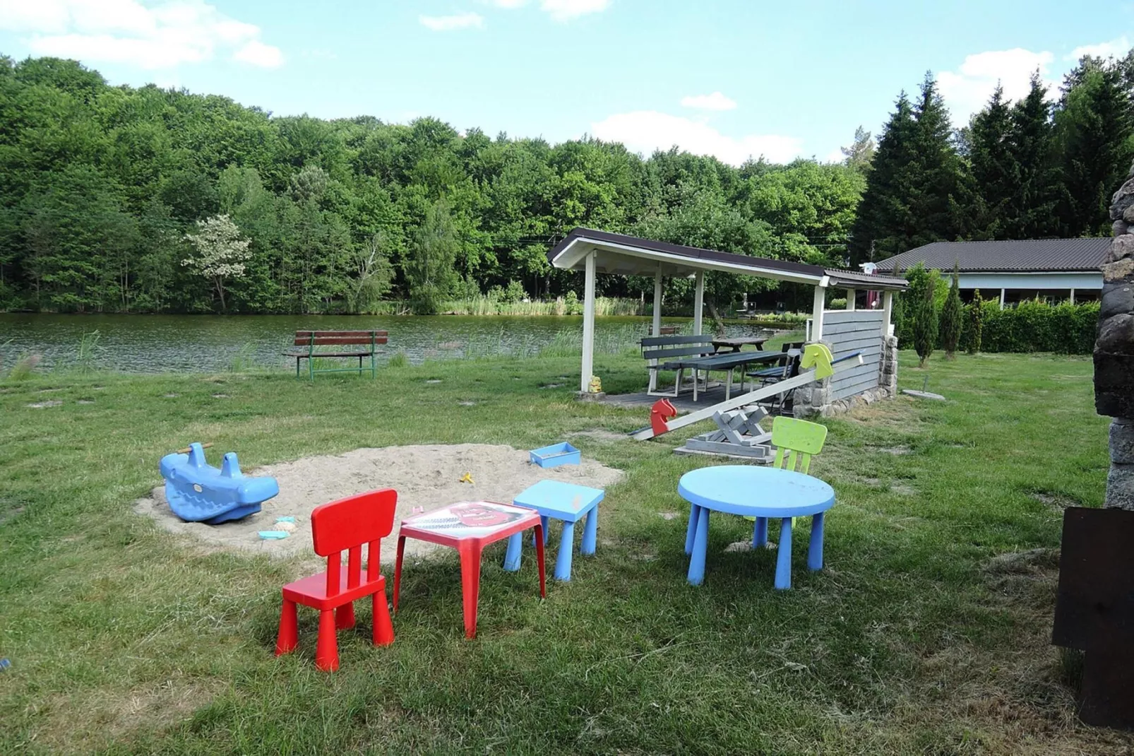 Holiday complex in Jezierzyce by Szczecin at the lake for 4 persons 30 qm Typ B Zielony-Gebieden zomer 5km