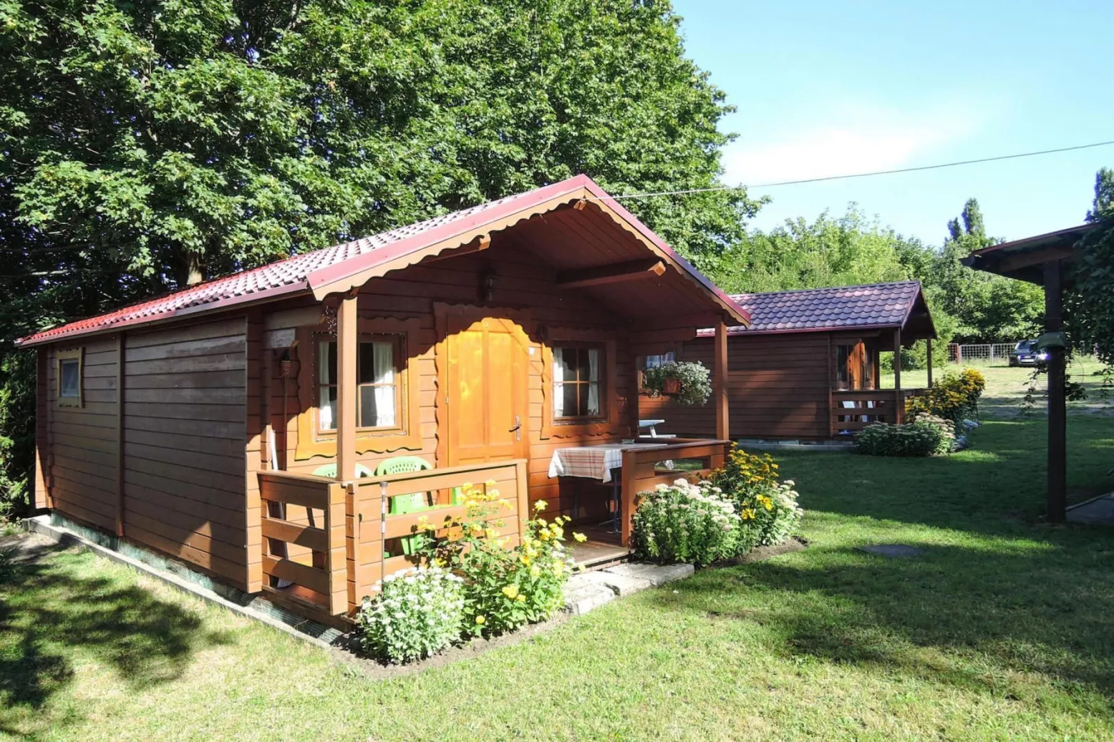 Bungalows Lubin Typ A Jolanta-Buitenkant zomer