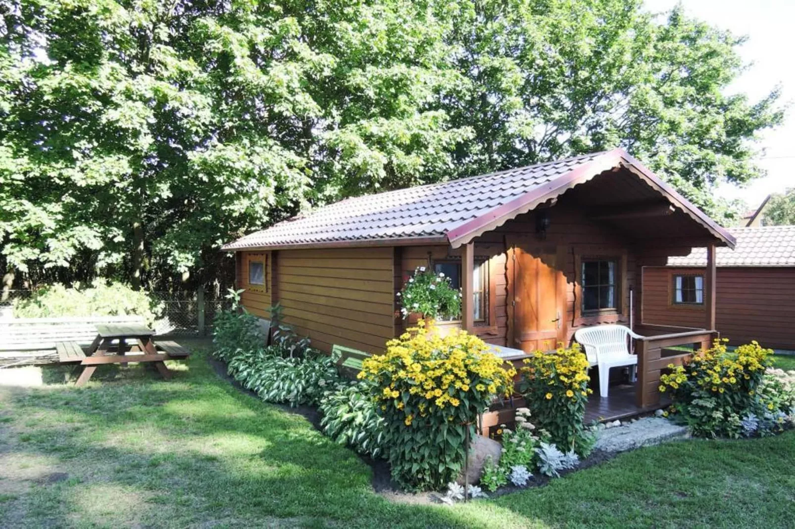 Bungalows Lubin Typ A Jolanta-Buitenkant zomer