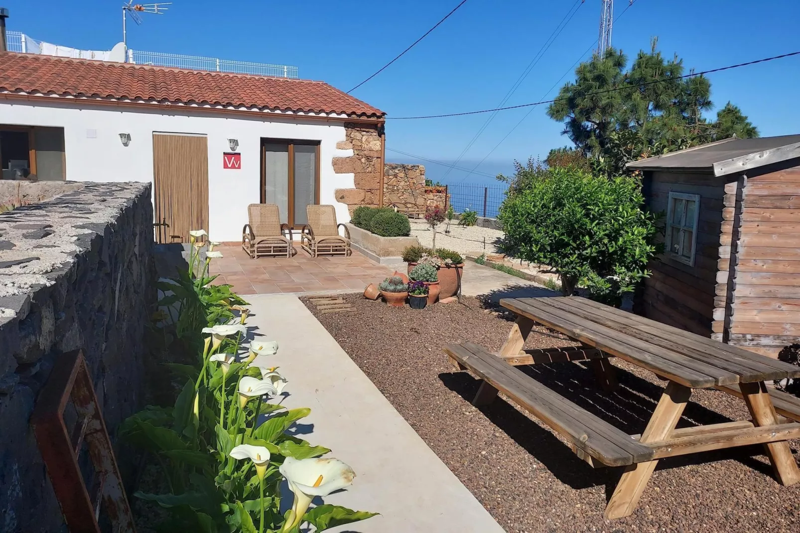 Casa las Bellas-Tuinen zomer
