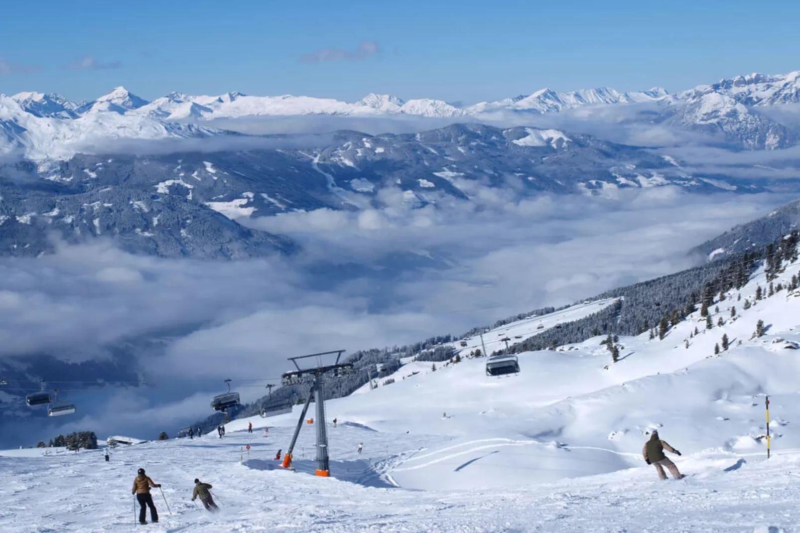 Chalet Jewel Triplex-Gebied winter 5km