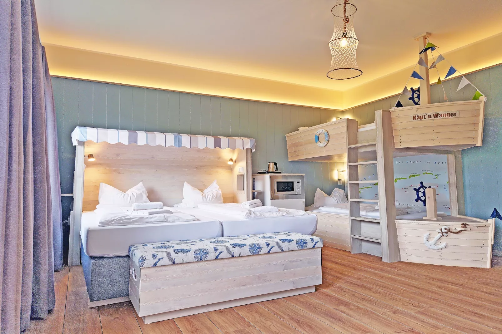 6-Bett-Appartement-Woonkamer