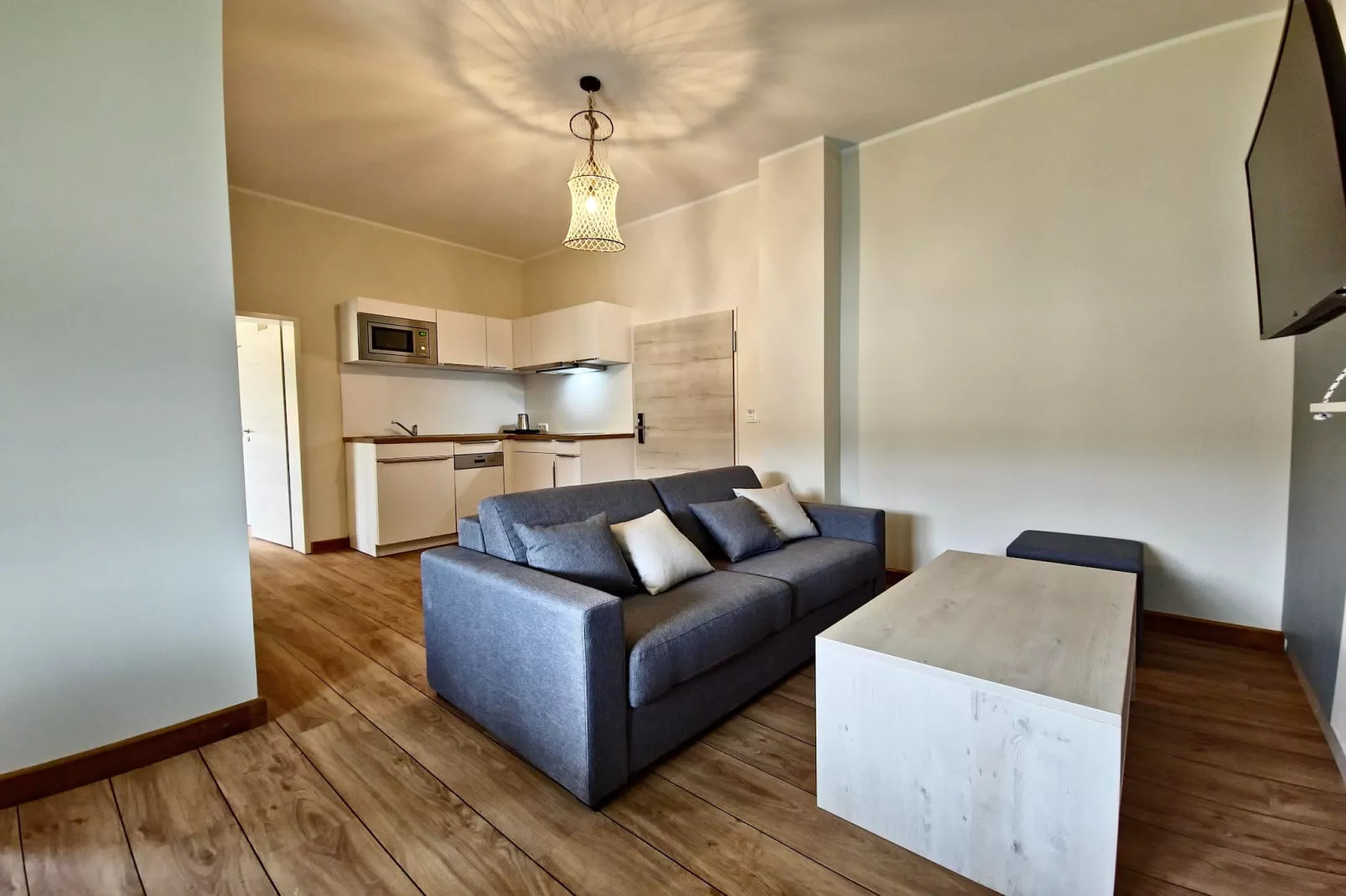 4-Bett-Appartement-Woonkamer