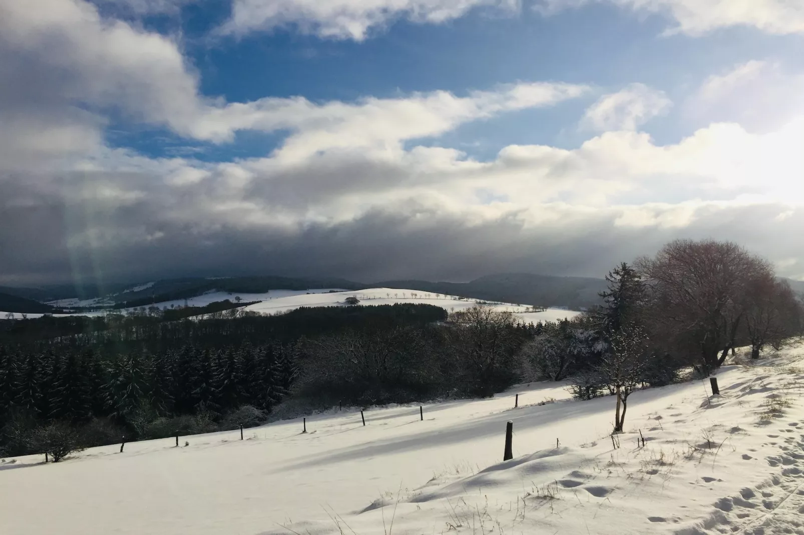 Barbara-Gebied winter 5km