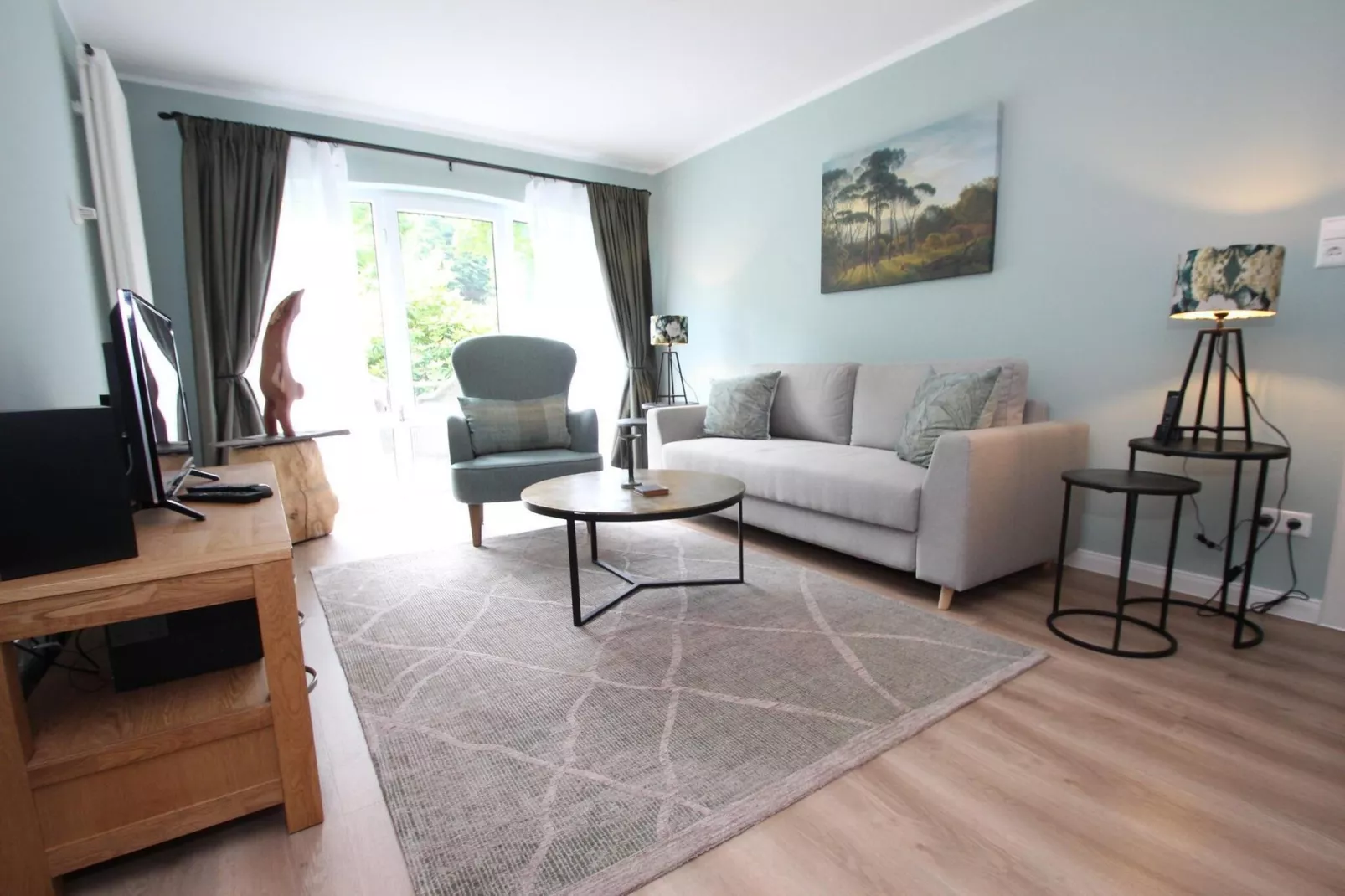 Wohnung 1 Wandernest-Woonkamer