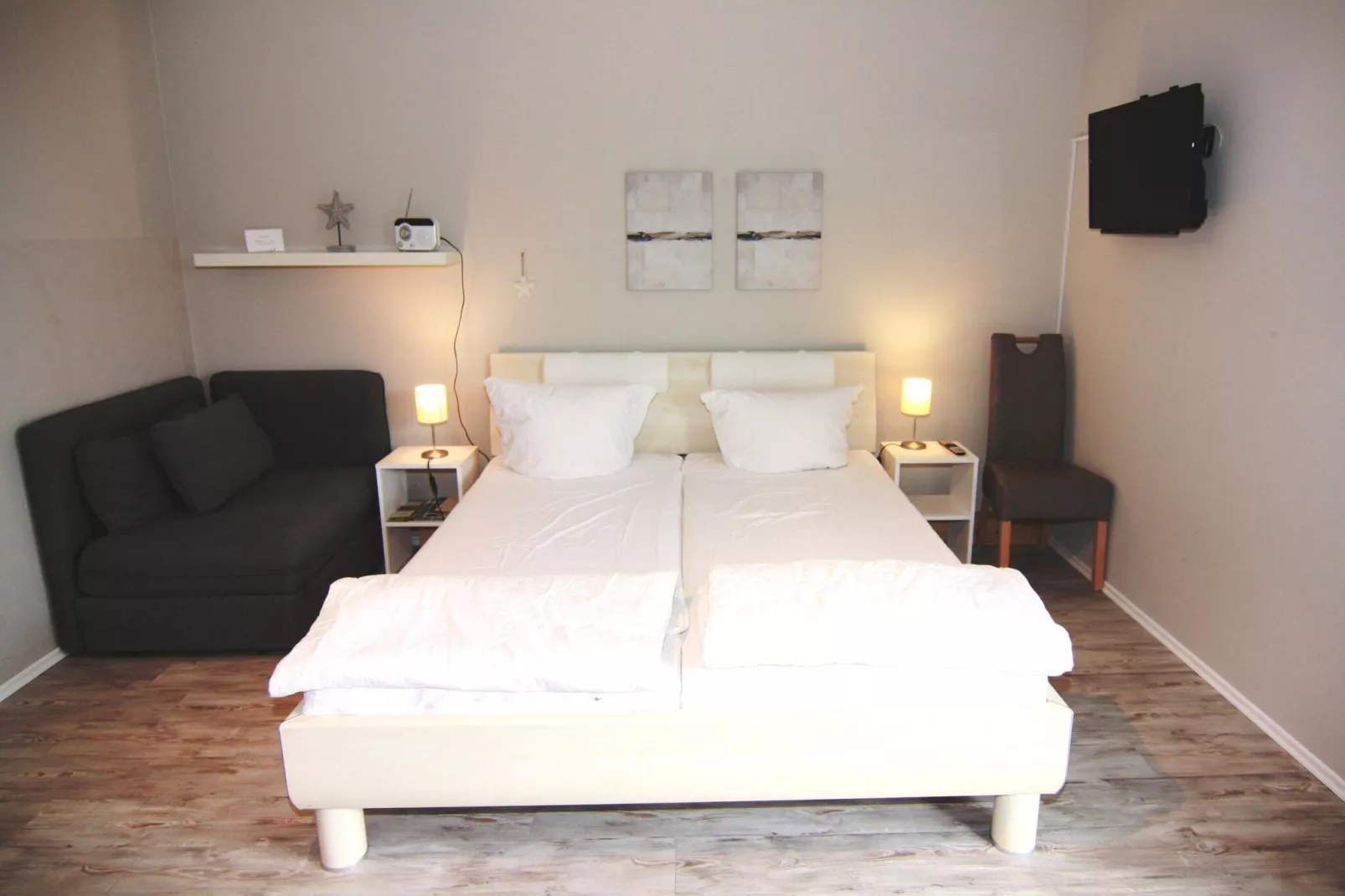 Ferienwohnung Kleiner Seestern Wiek-Wohnung 33-Slaapkamer