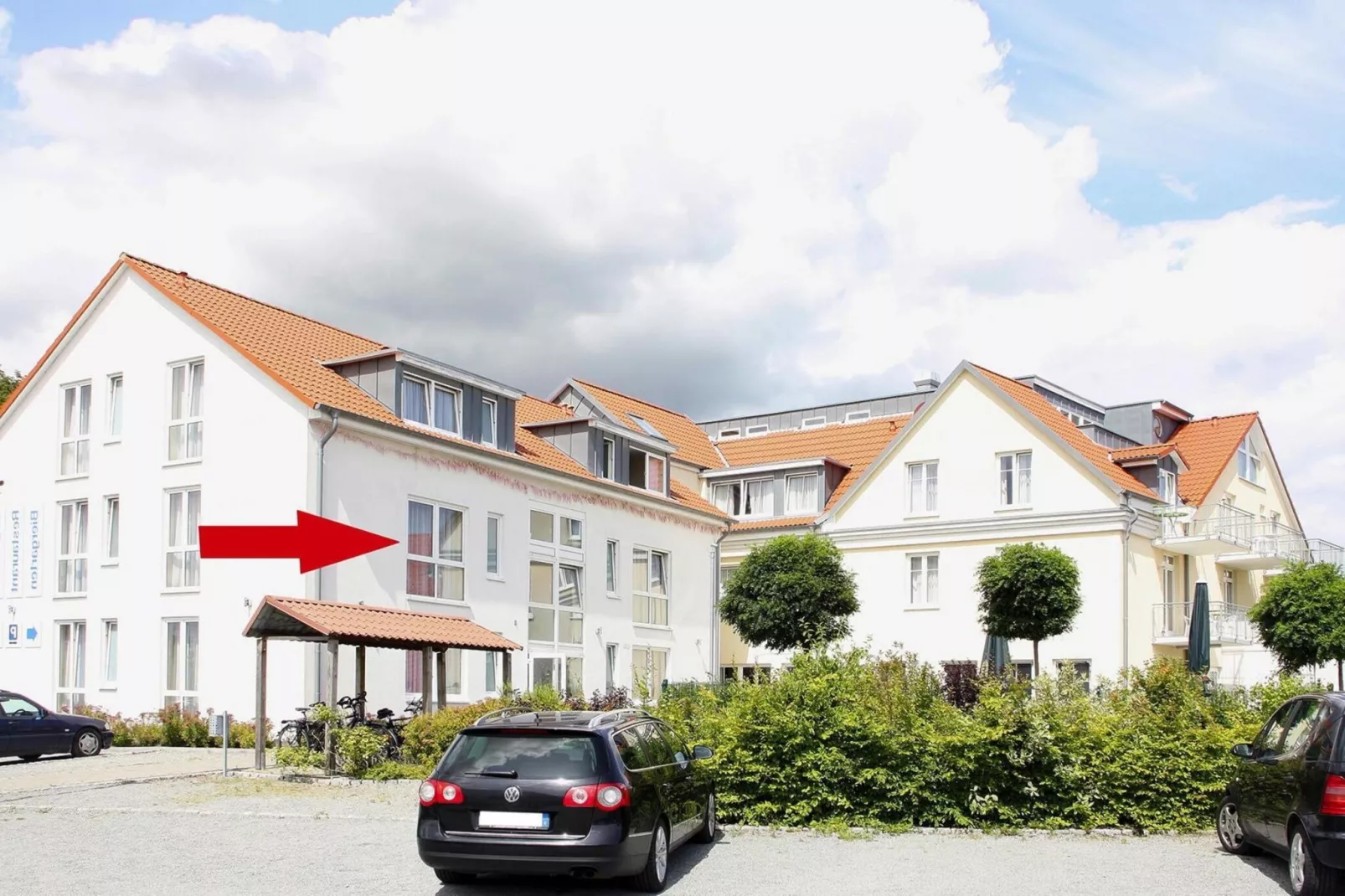 Ferienwohnung Kleiner Seestern Wiek-Wohnung 33-Buitenkant zomer