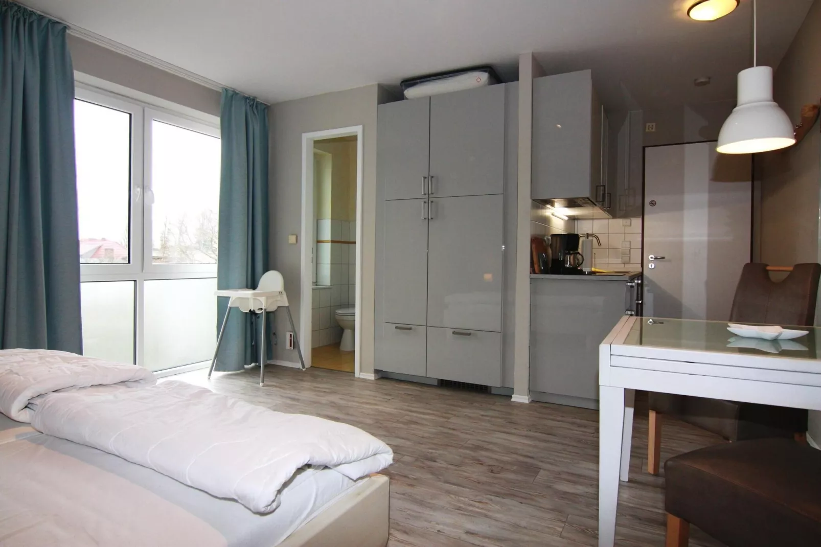 Ferienwohnung Kleiner Seestern Wiek-Wohnung 33-Slaapkamer