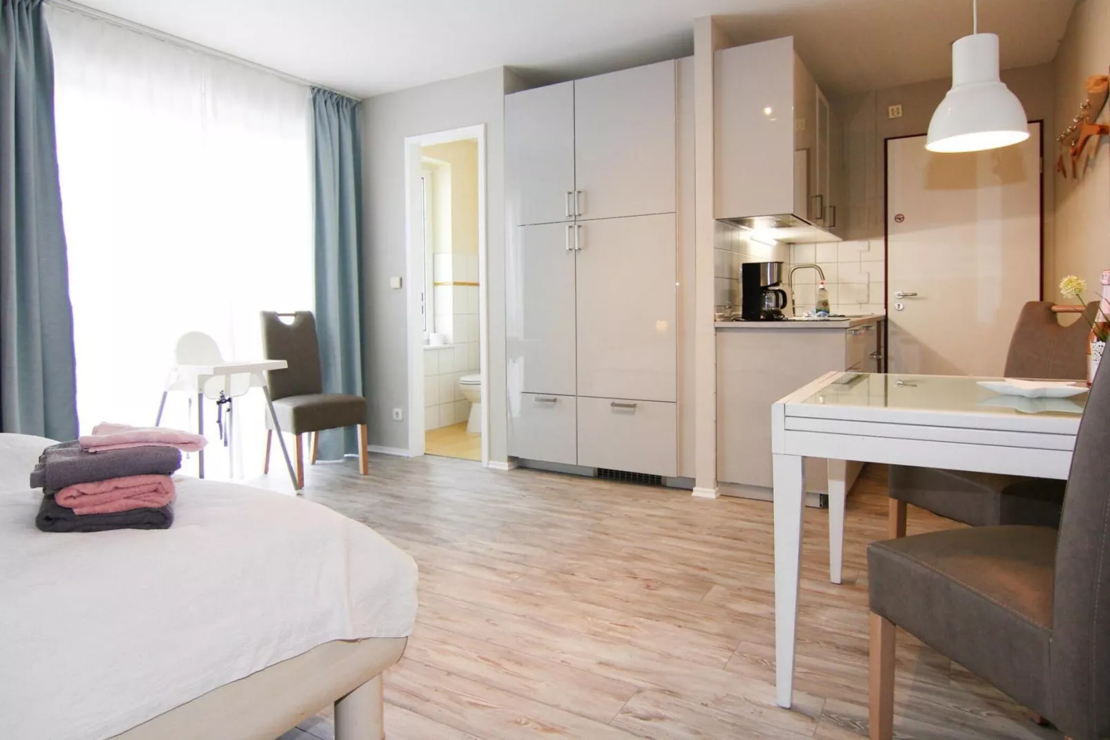 Ferienwohnung Kleiner Seestern Wiek-Wohnung 33-Slaapkamer
