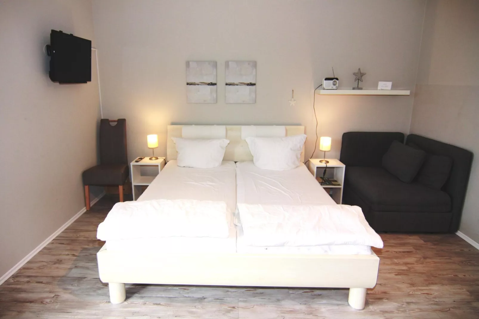 Ferienwohnung Kleiner Seestern Wiek-Wohnung 33-Slaapkamer