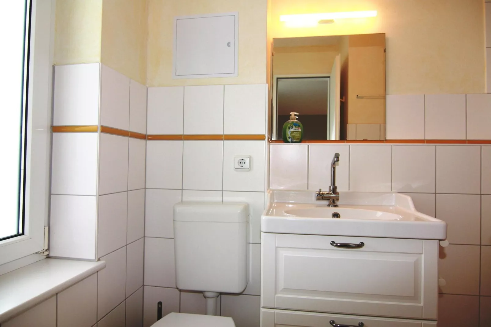 Ferienwohnung Kleiner Seestern Wiek-Wohnung 33-Badkamer