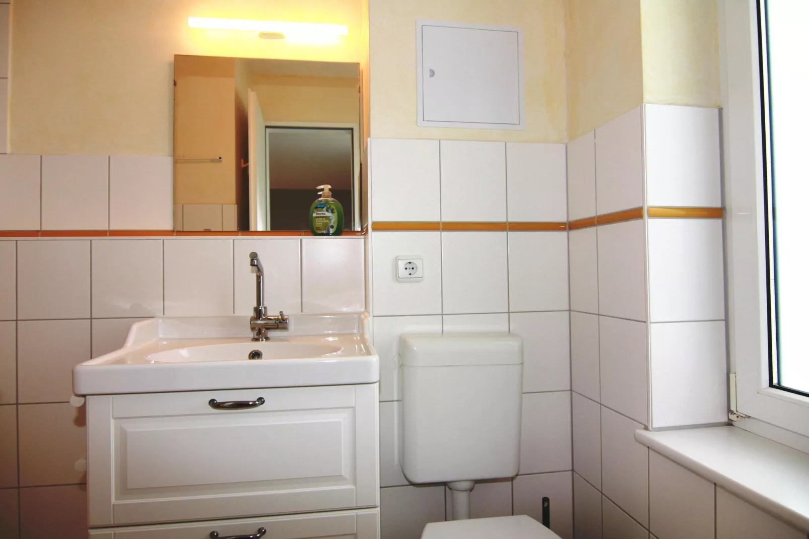 Ferienwohnung Kleiner Seestern Wiek-Wohnung 33-Badkamer