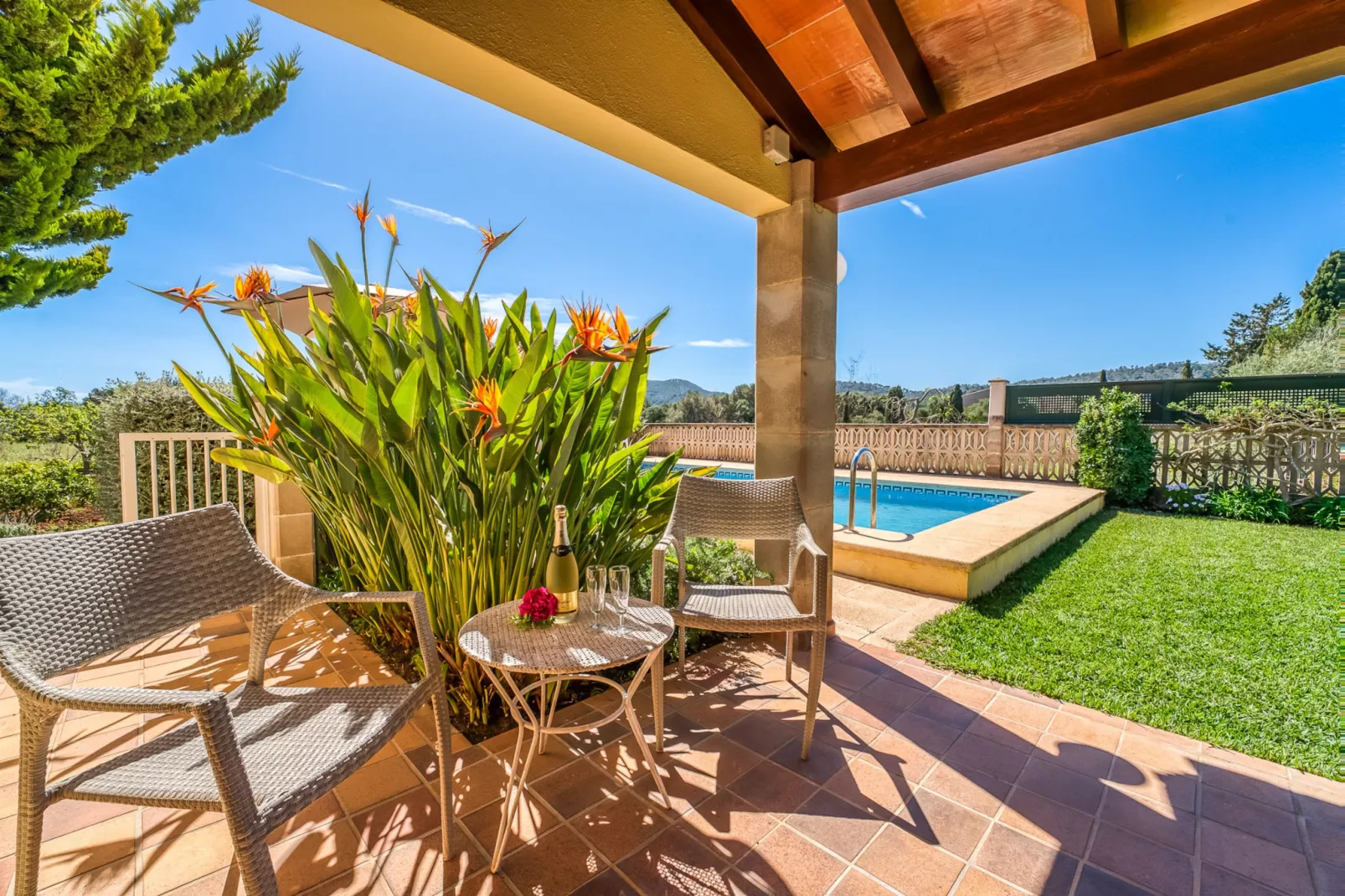 Finca Es Baladre-Terrasbalkon