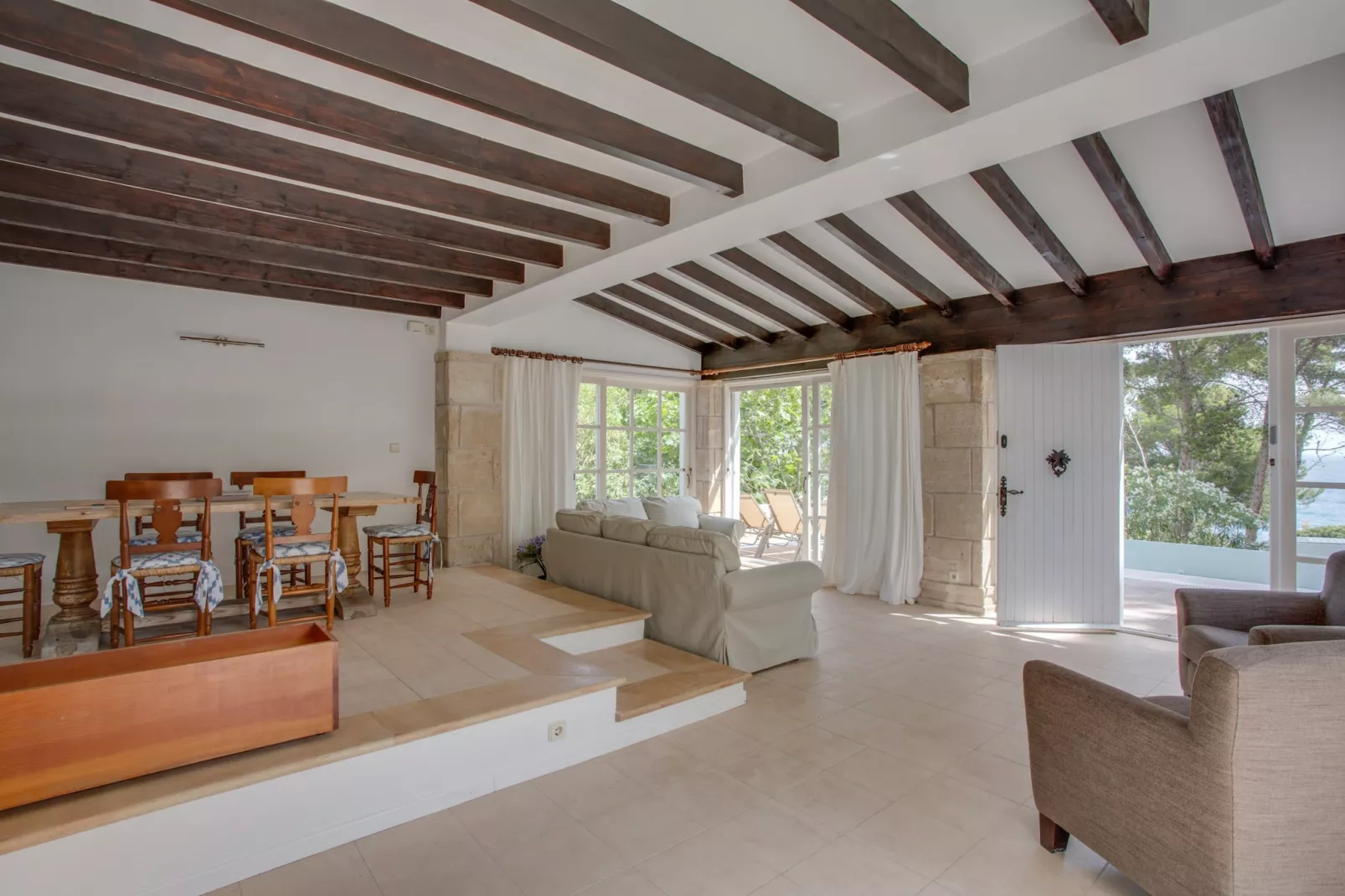 Villa Cala Padri-Woonkamer