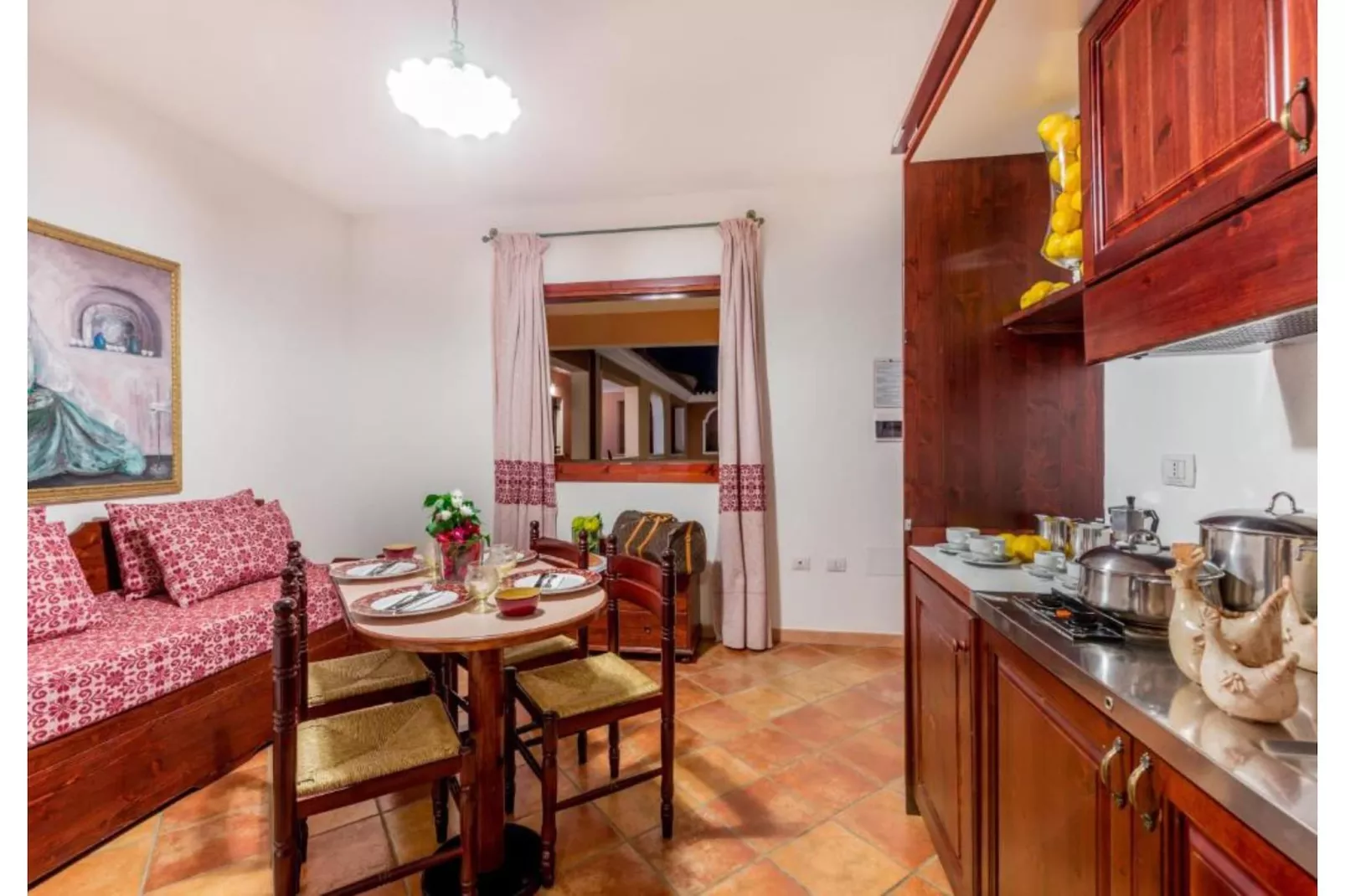 Residence Sos Alinos / Apartment one Bedroom-Keuken