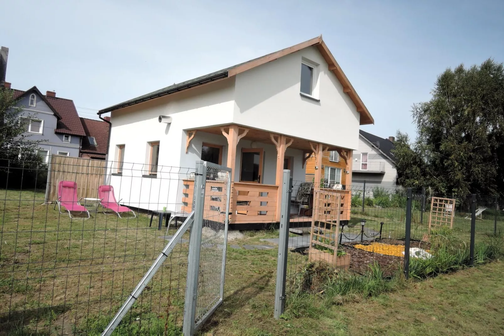 Komfortowy dom wakacyjny w Stepniczce-Buitenkant zomer