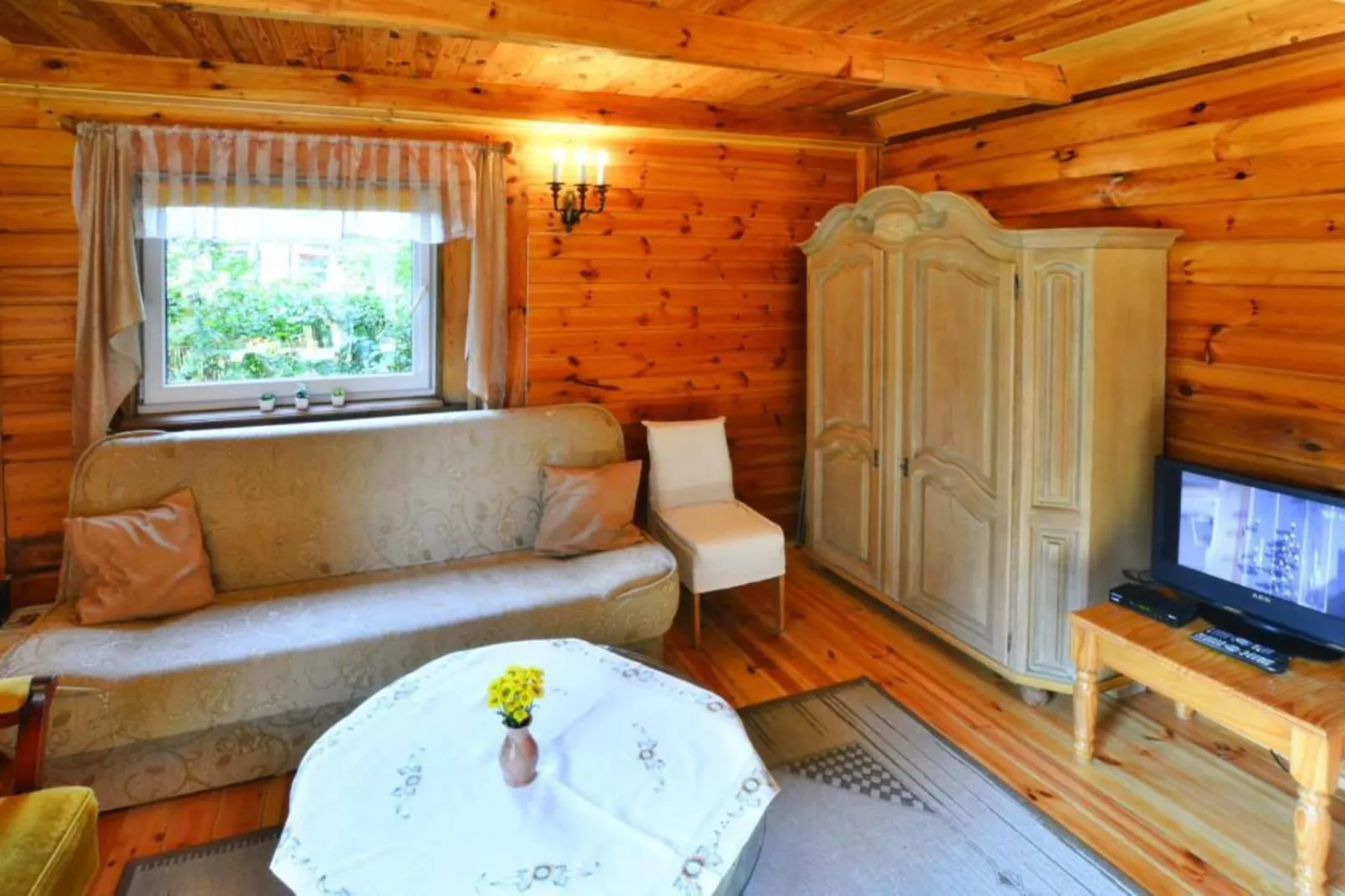 Domek letniskowy 70 m2 TYP B Osieki-Woonkamer