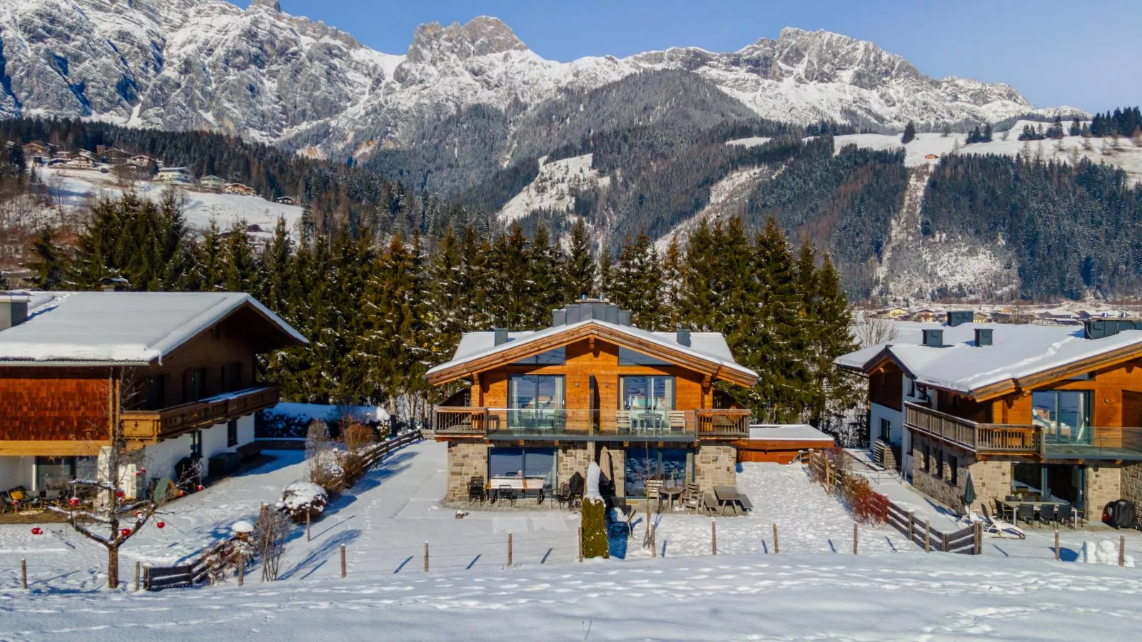 Chalet Schneelöwe L-Exterieur winter