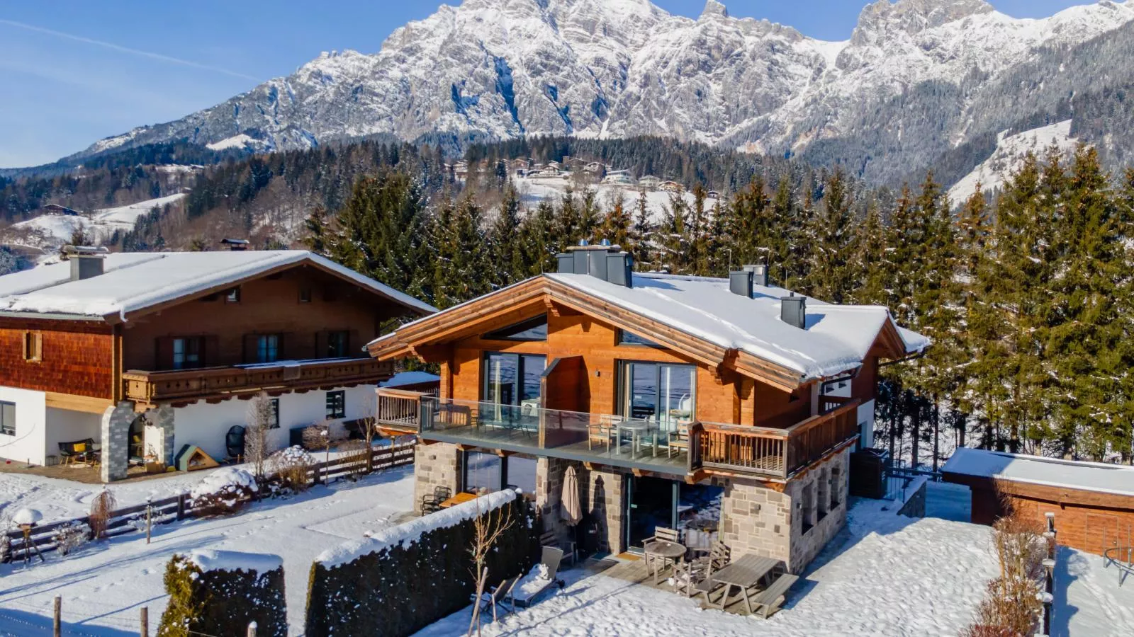 Chalet Schneelöwe L-Exterieur winter
