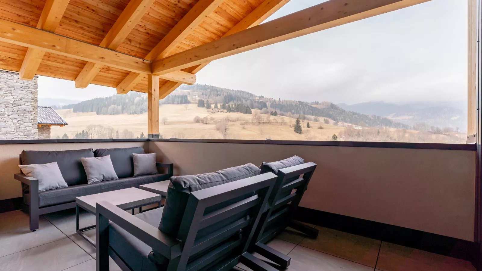 Grebenzen Lodge 44-Terrasbalkon