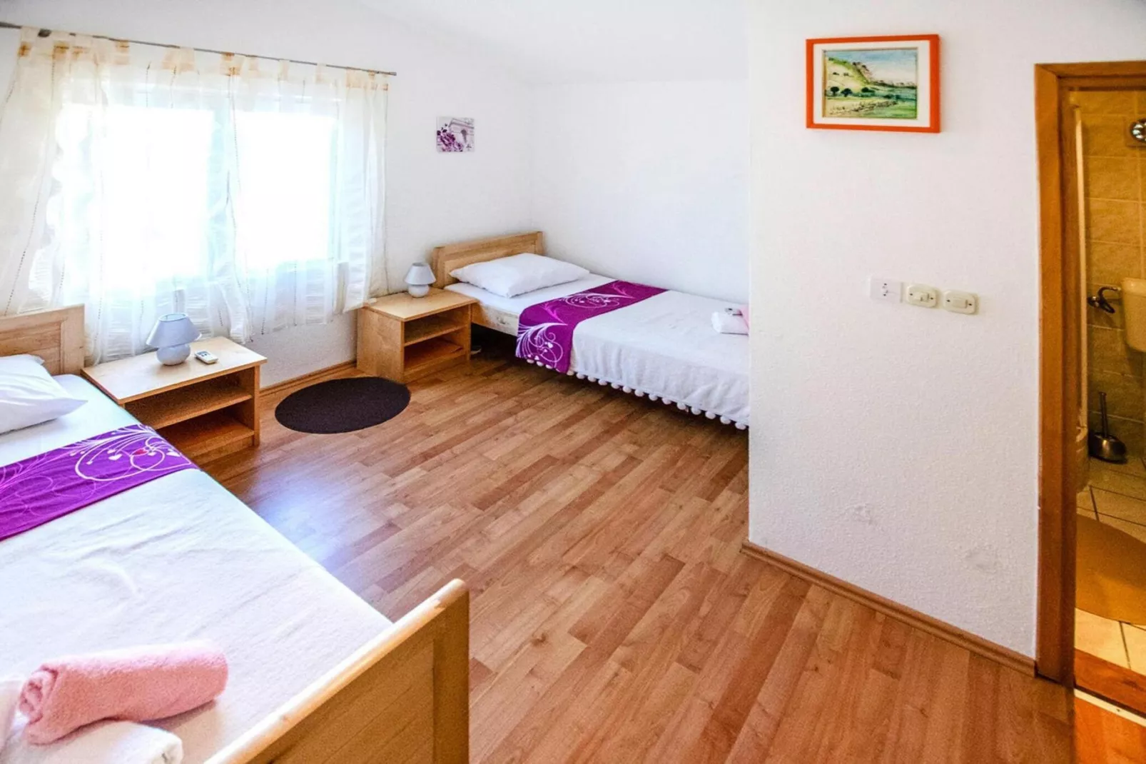 Apartment im Haus Lika Seline-SD55 A02-OG - 6 Pers-Slaapkamer