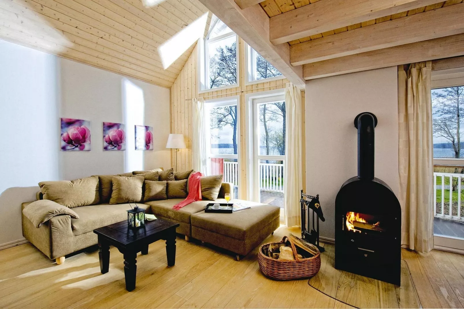 Ferienwohnung Bornholm im Schlosspark-Woonkamer
