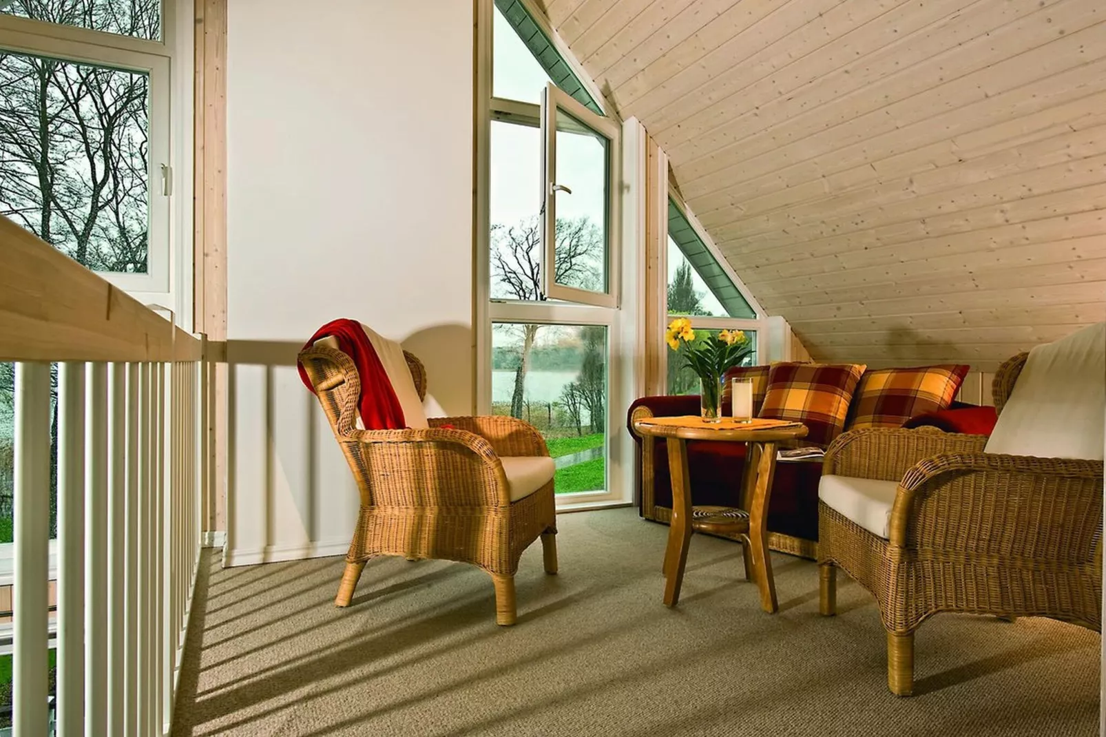 Ferienwohnung Bornholm im Schlosspark-Woonkamer